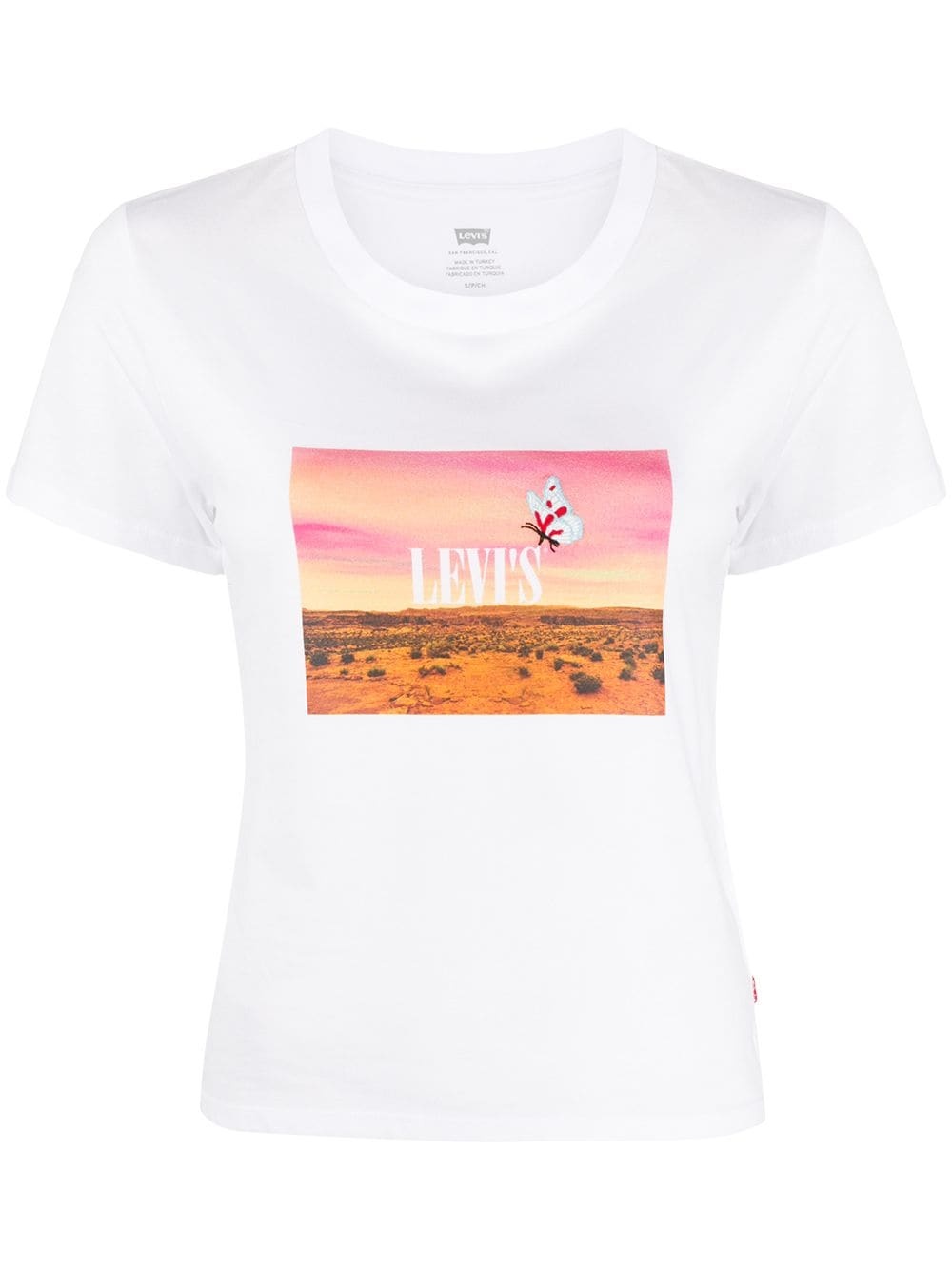 desert logo print T-shirt - 1