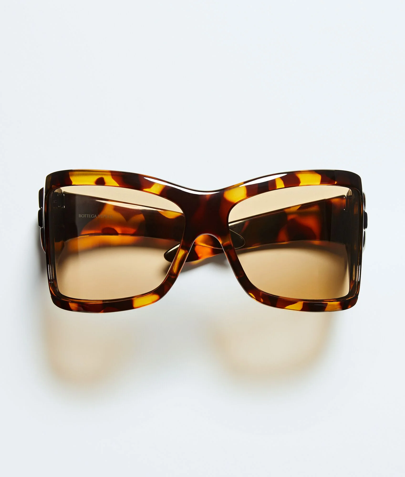 BV1528S Intrecciato Wraparound Sunglasses - 1
