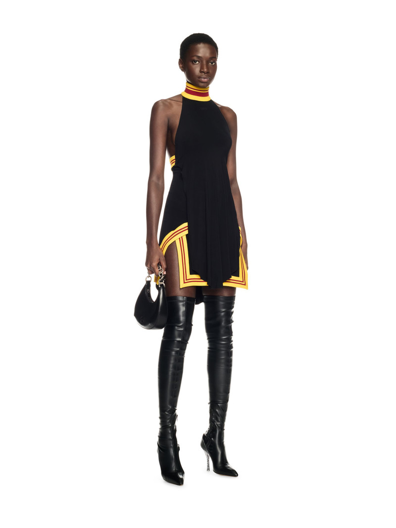 Off-White Black Sierraleone Mini Dress outlook