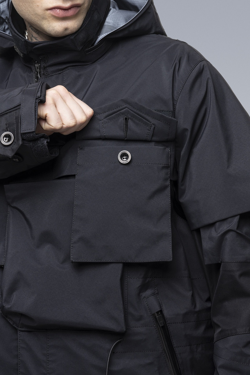 ACRONYM SAC-J2761 sacai / ACRONYM Field Jacket Black | REVERSIBLE