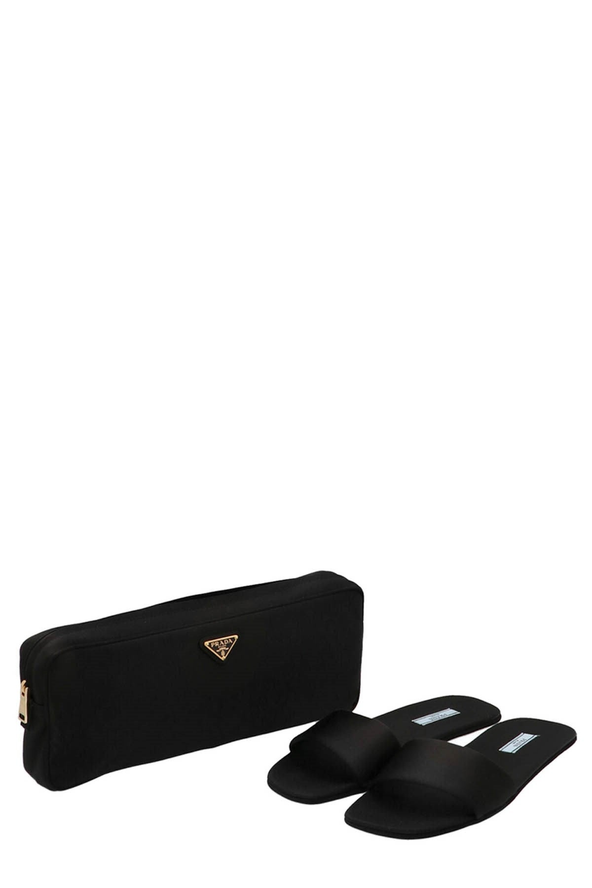 Prada Women Slippers And Slipper Bag - 1