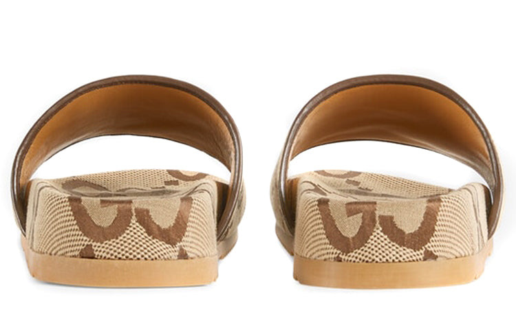 Gucci GG Canvas Slide Sandal 'Camel Monogram' 624695-UKOD0-2673 - 4