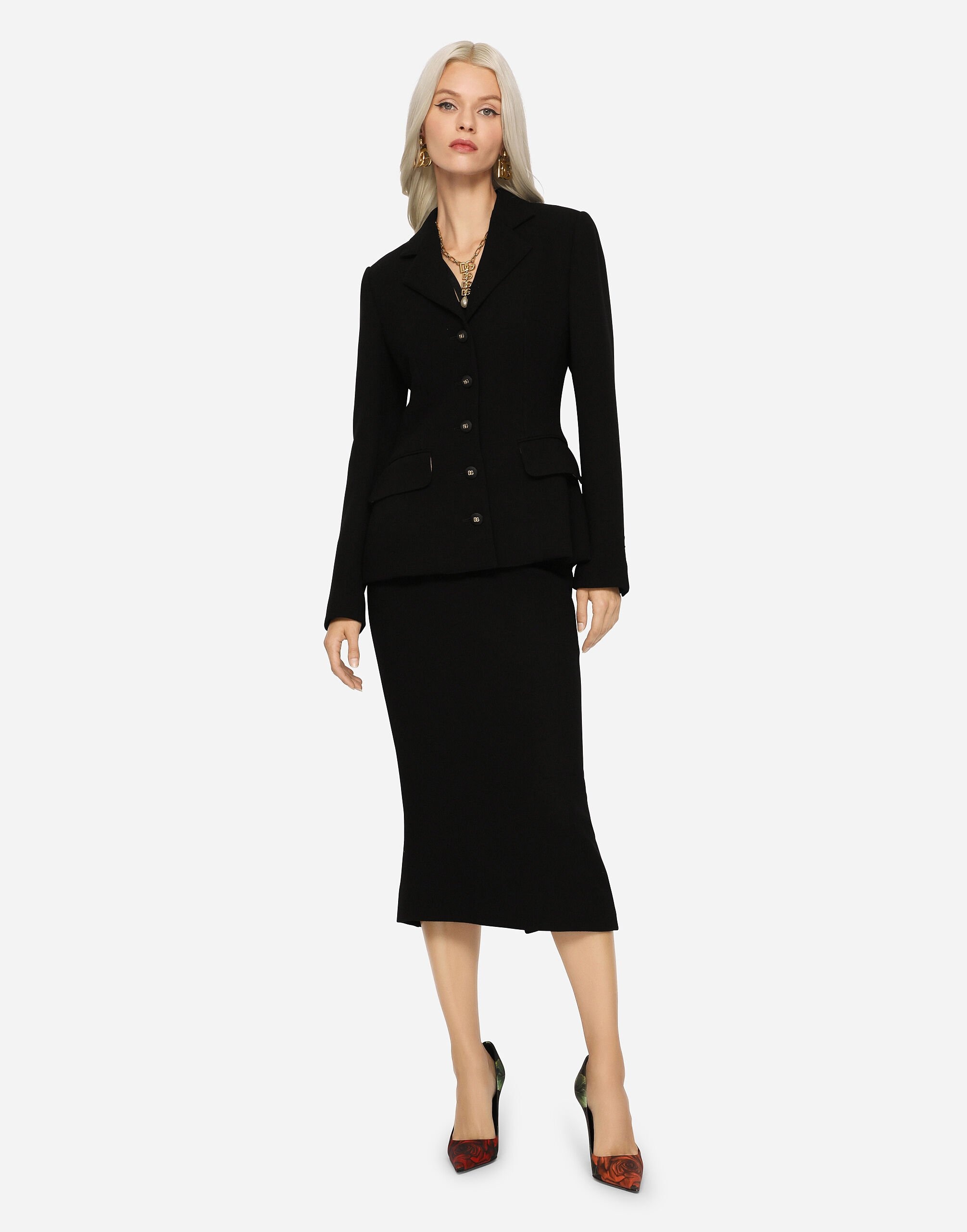Virgin wool pencil skirt - 2