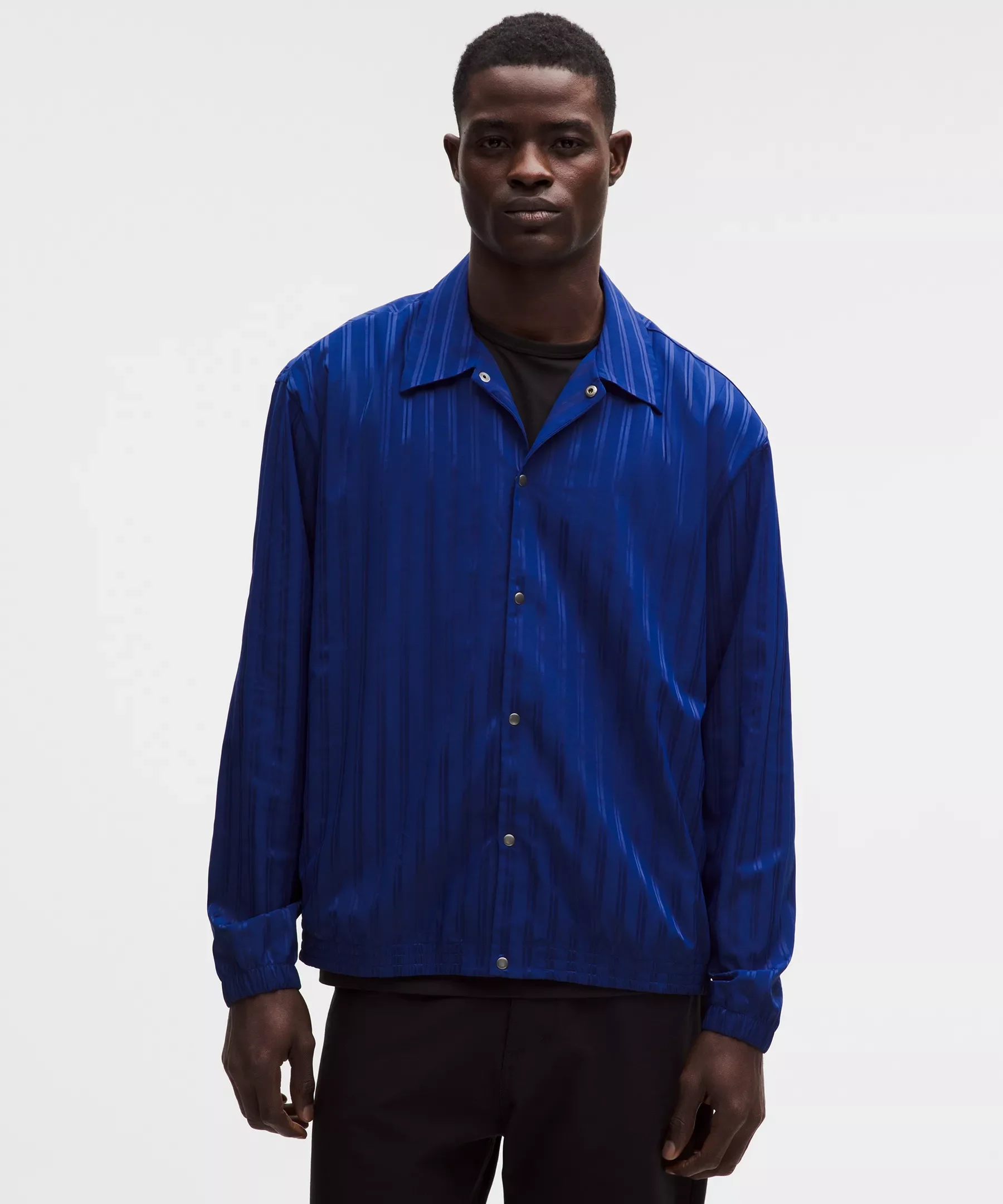 Satin Stripe Coaches Jacket - 1