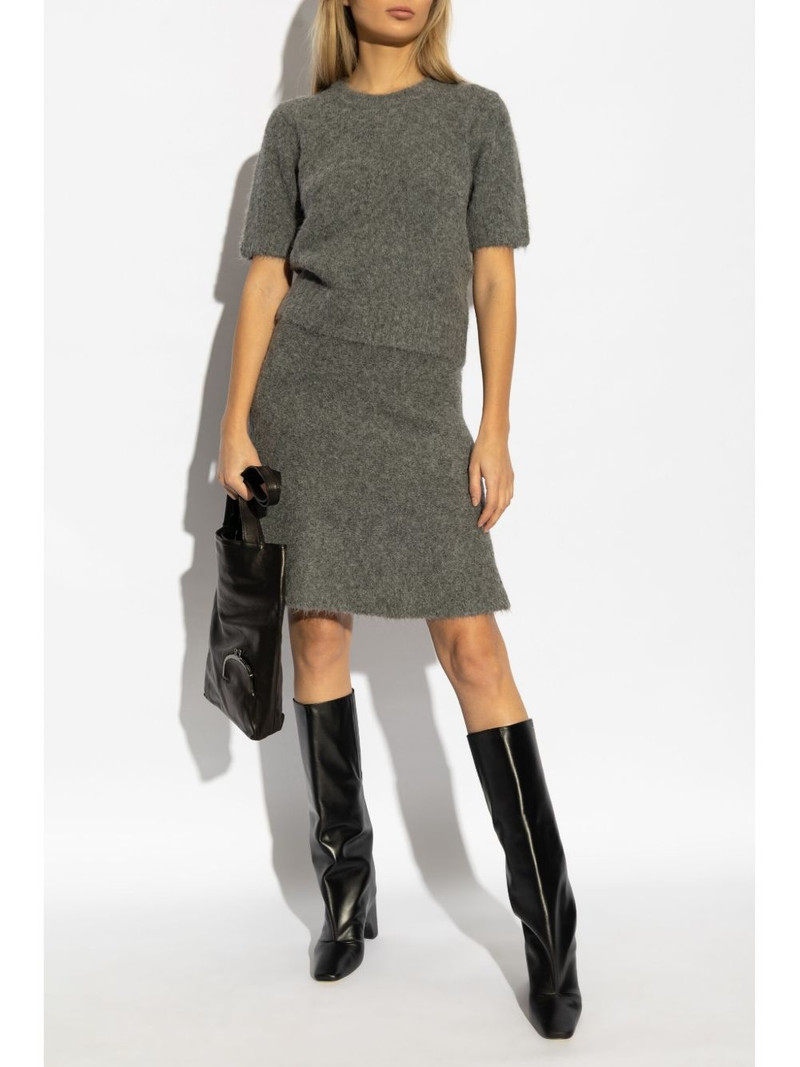 SAMSØE SAMSØE brushed-finish knit top outlook