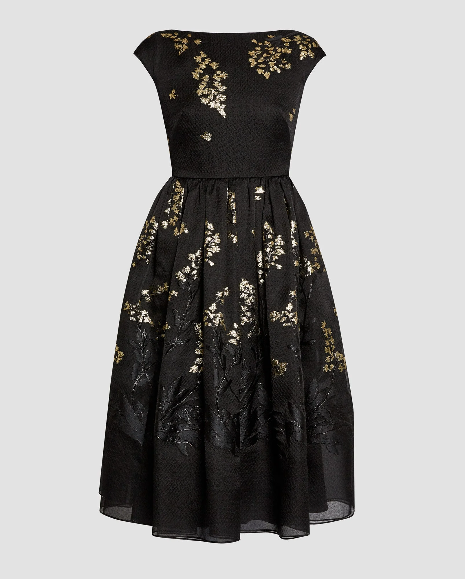 ORGANZA FIL COUPÉ MIDI DRESS - 1