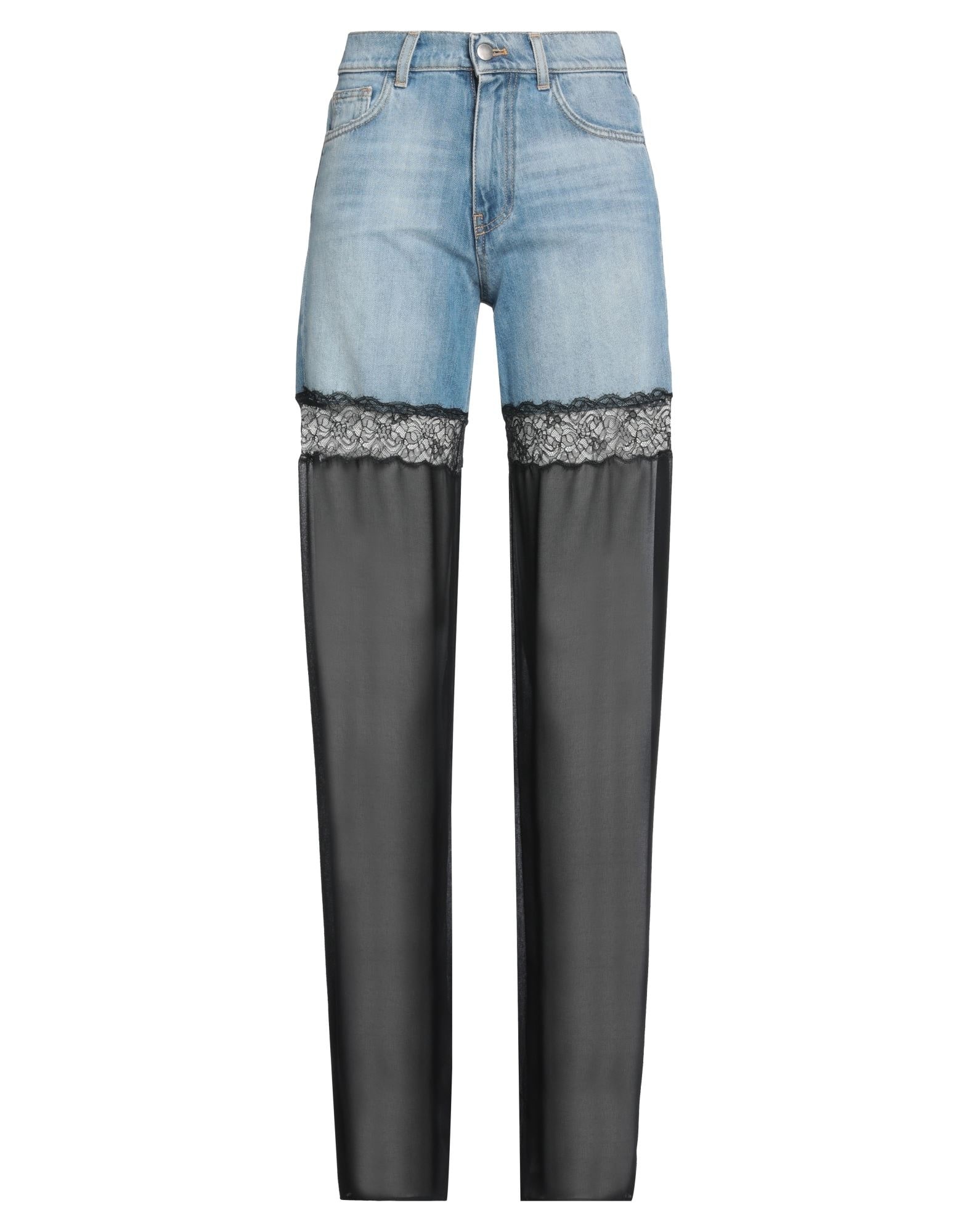 Blue Women's Denim Pants - 1