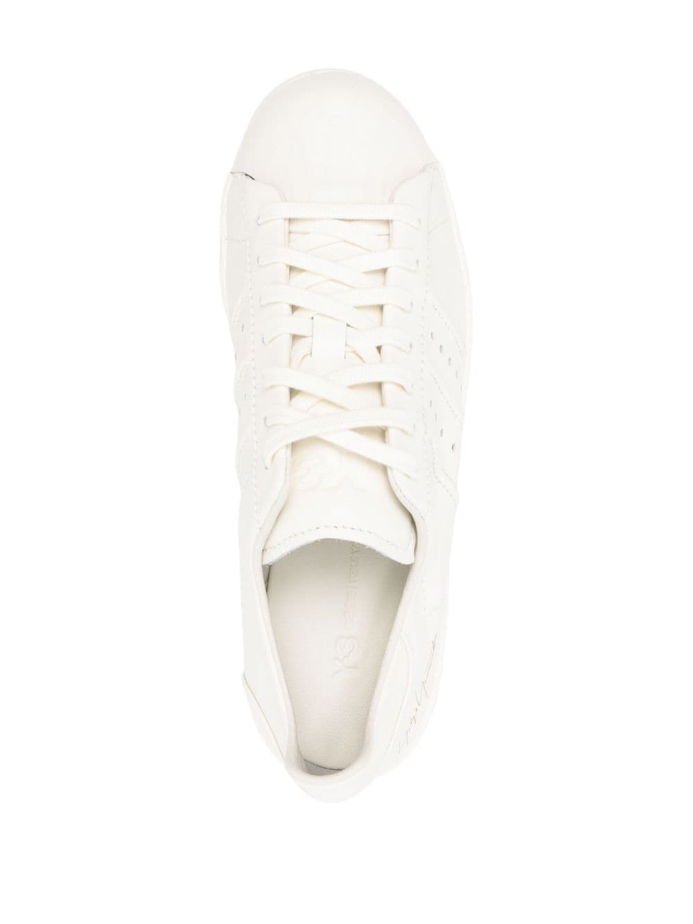 Superstar lace-up leather sneakers - 4