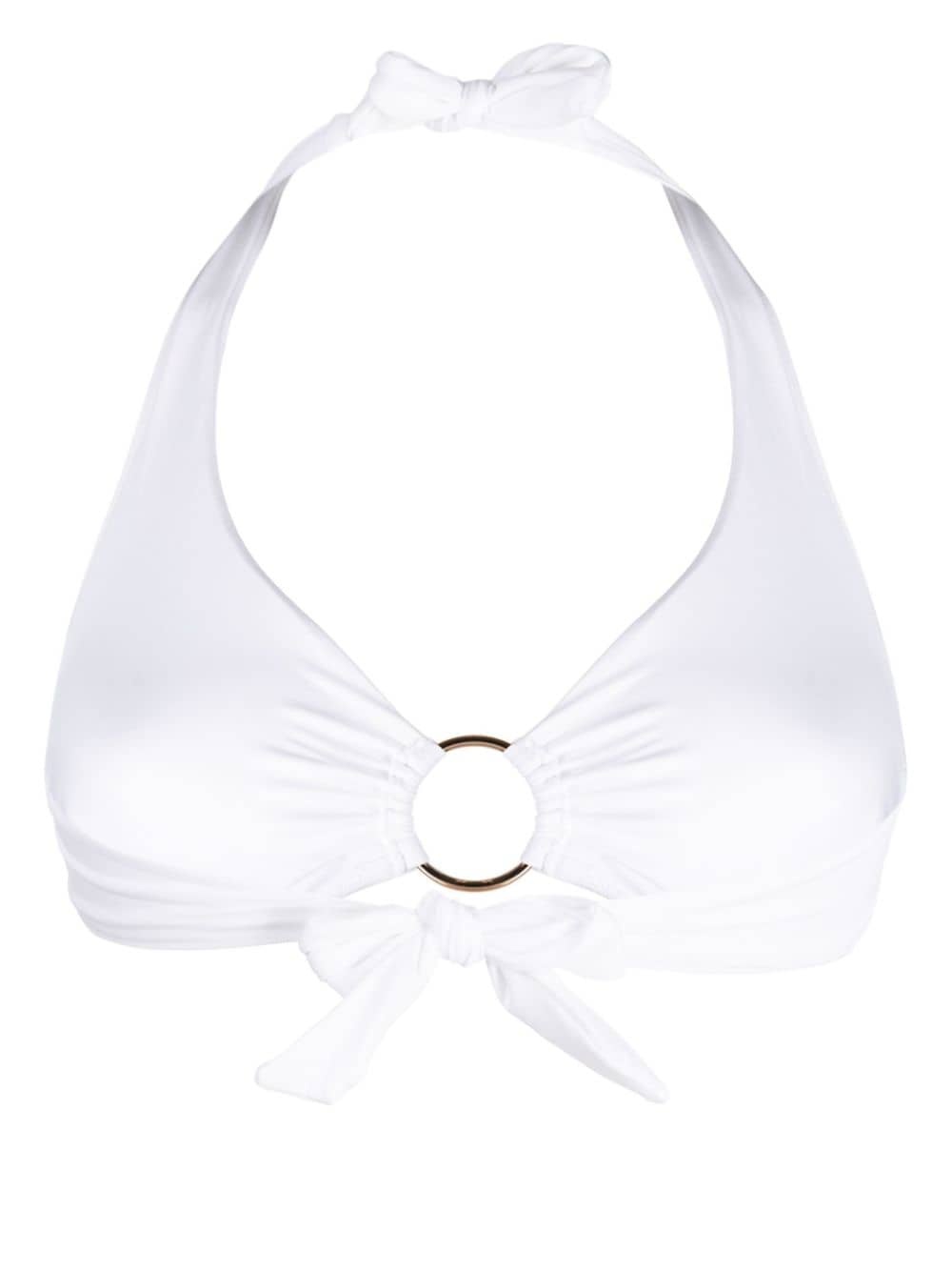 Brussels ring-detail bikini top - 2