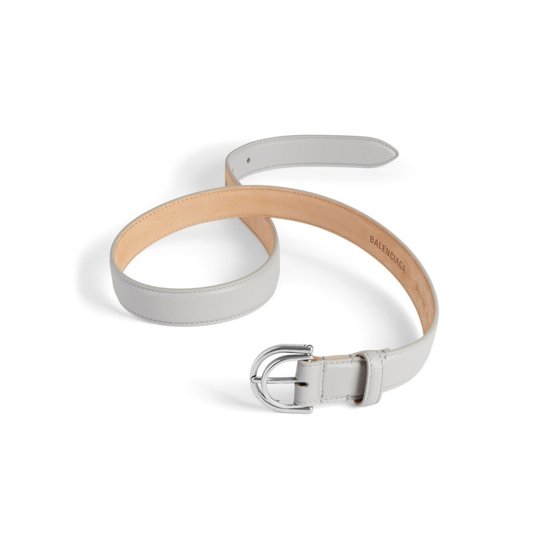 BALENCIAGA Women's Rodeo Belt in Light Grey outlook