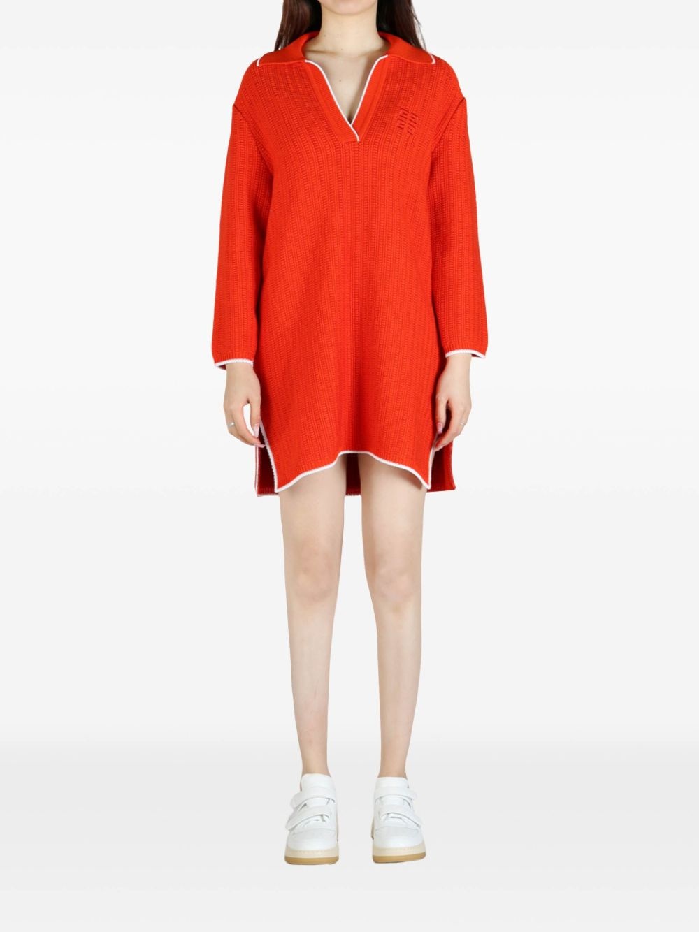 4g-embroidered mini dress - 2