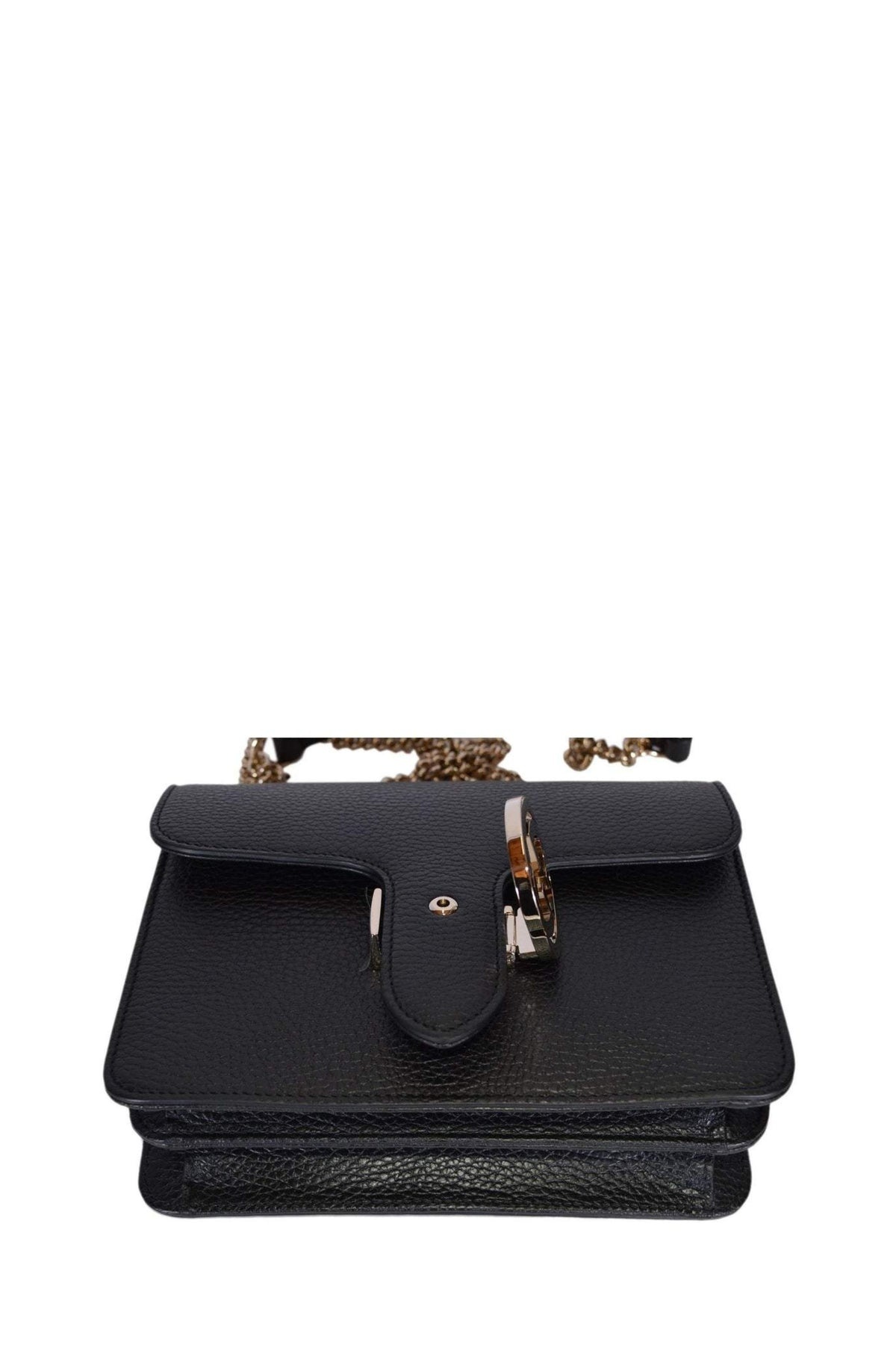 Interlocking shoulder bag GG Black Leather - 3