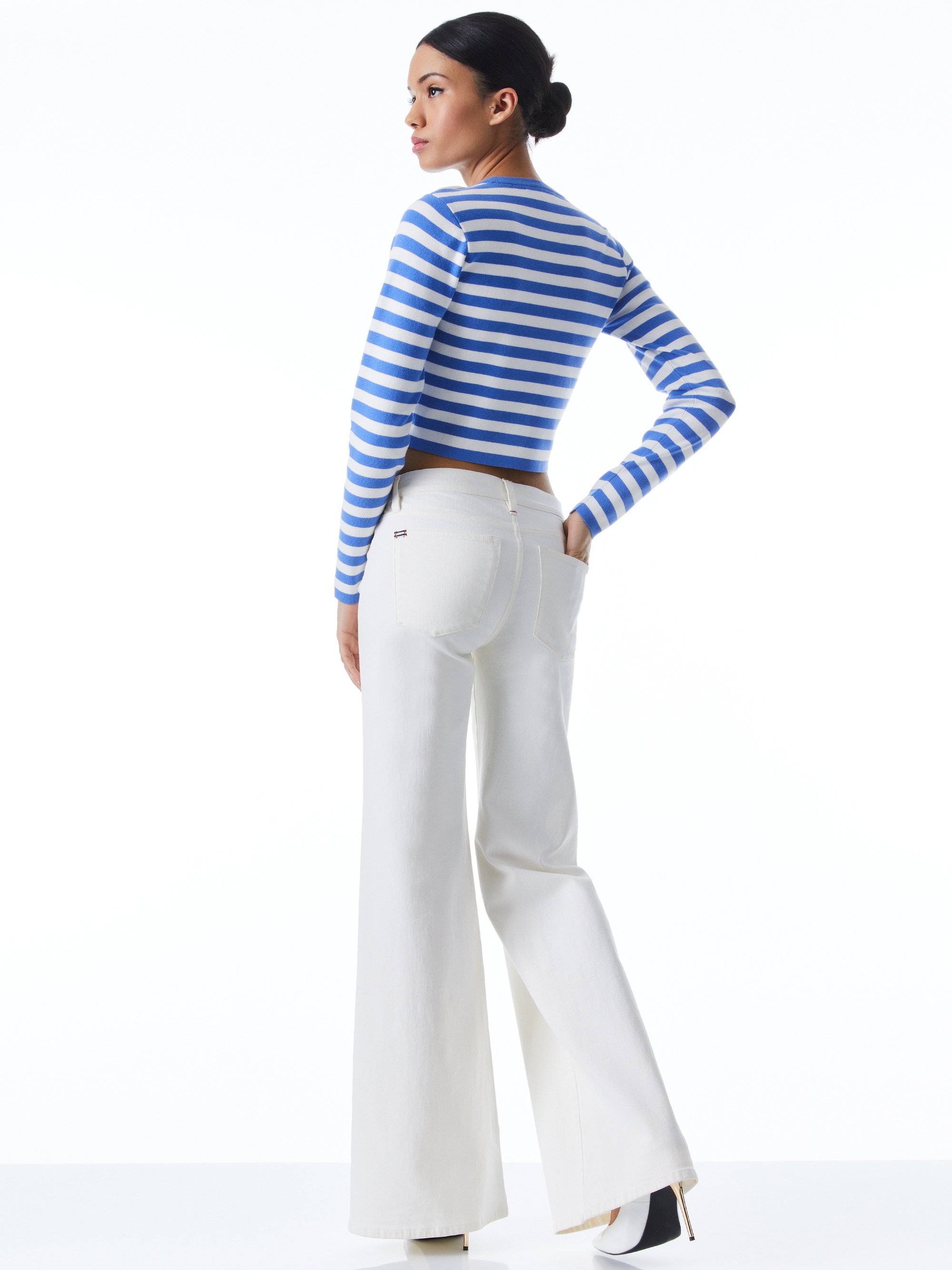 CIARA CROPPED STRIPED LONG SLEEVE - 3