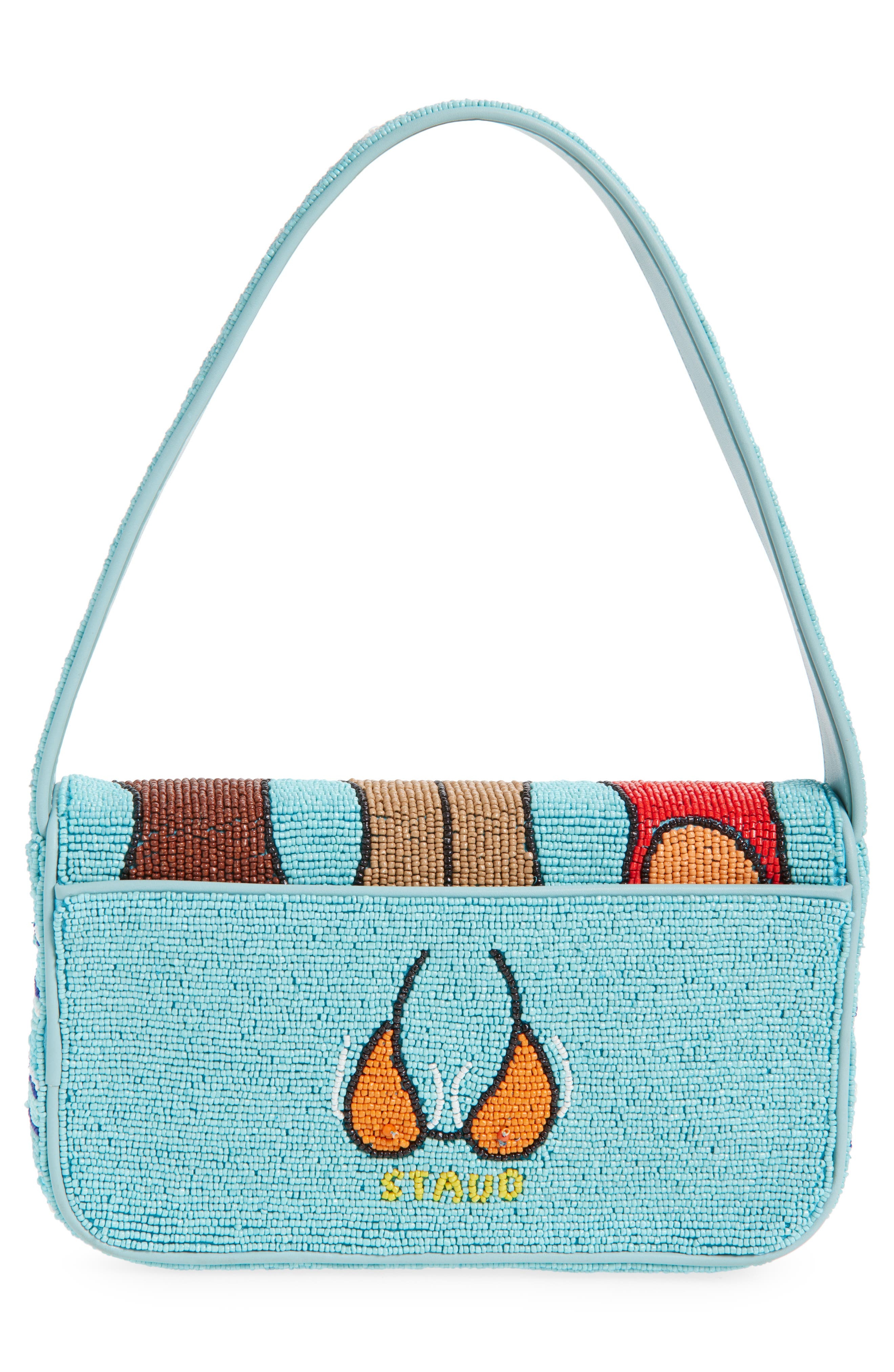 STAUD Tommy Beaded Shoulder Bag in Beach Bums at Nordstrom - 3