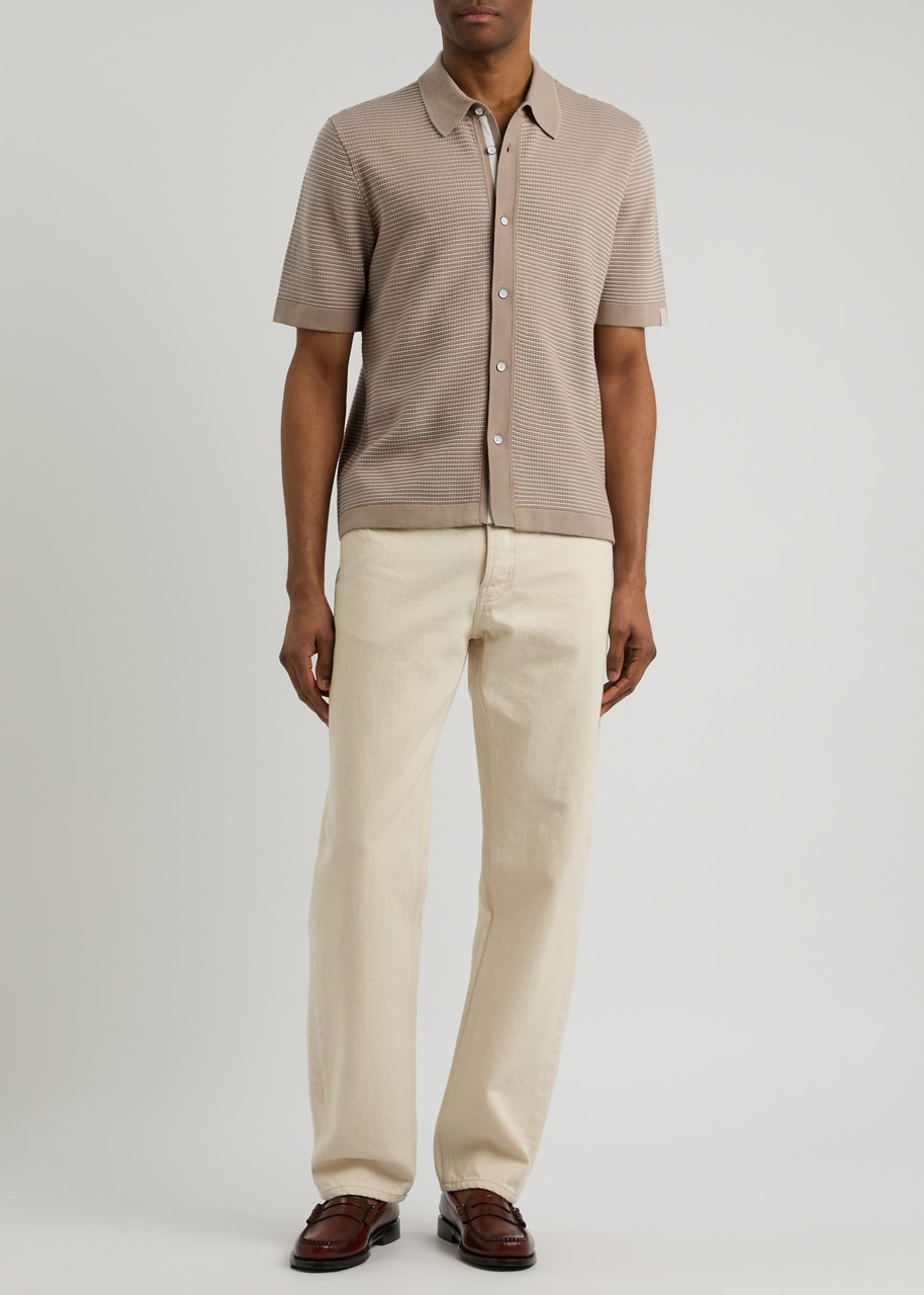 Rag & Bone Harvey Striped Cotton-blend Shirt - 4