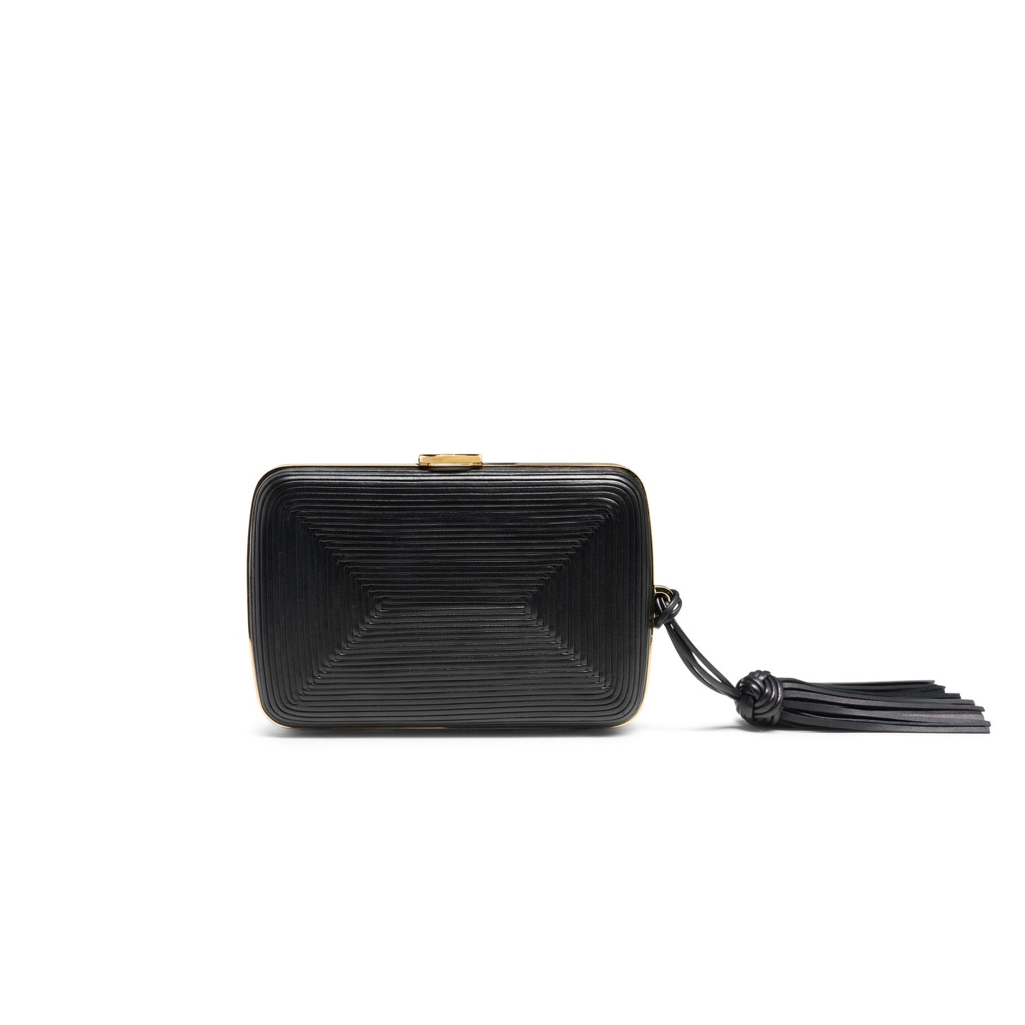 Black leather crossbody bag - 4
