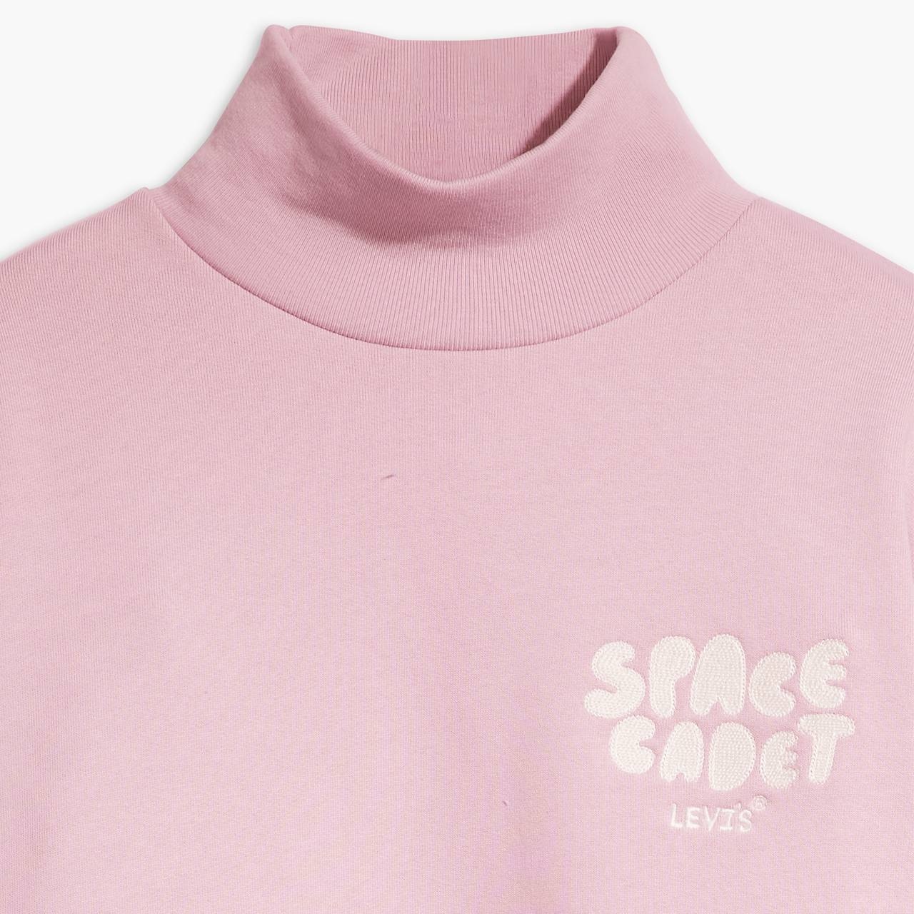 GRAPHIC GARDENIA MOCKNECK SWEATSHIRT - 6
