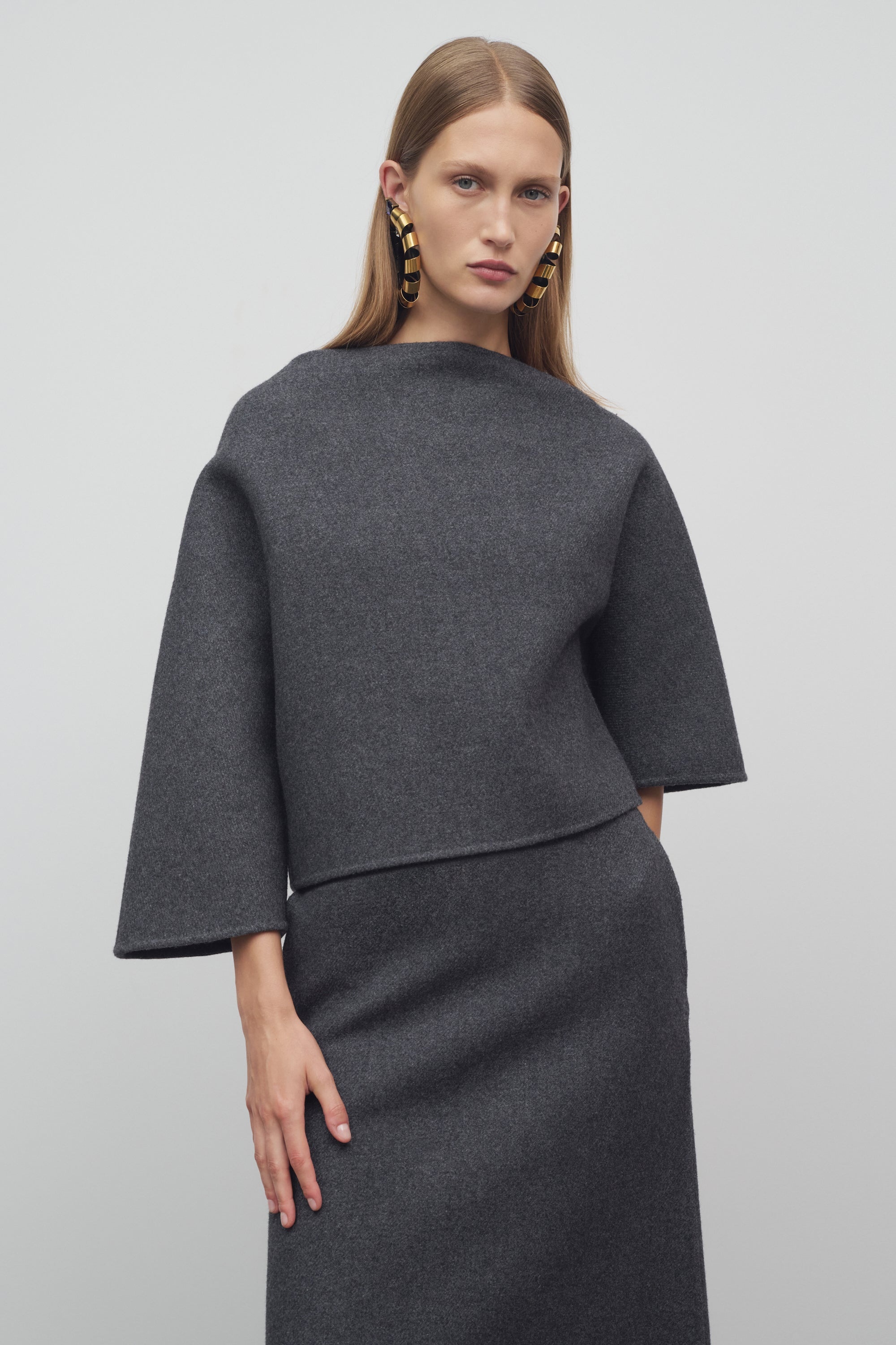 Faure Top in Wool and Nylon - 3