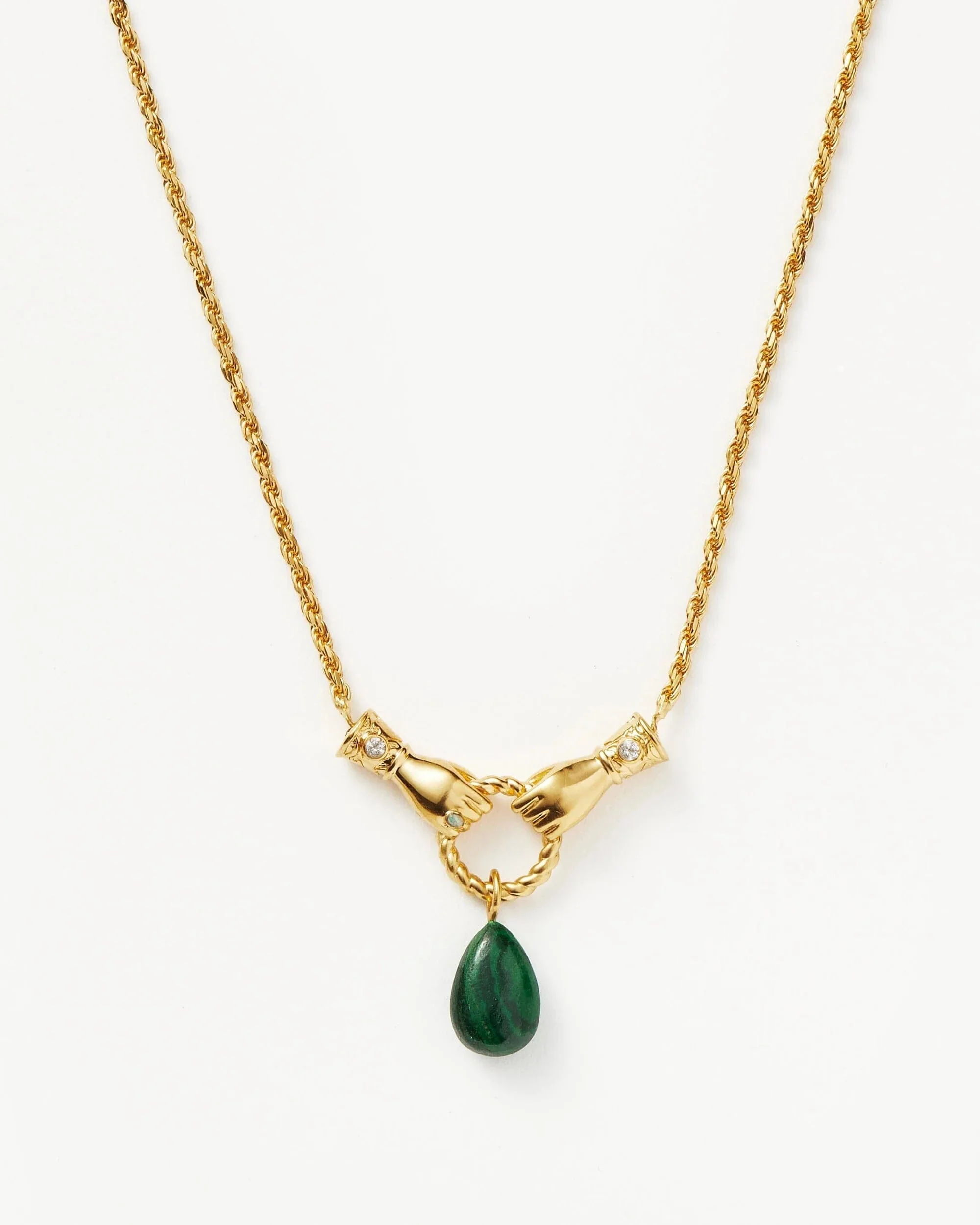 Harris Reed In Good Hands Drop Pendant Necklace - 1