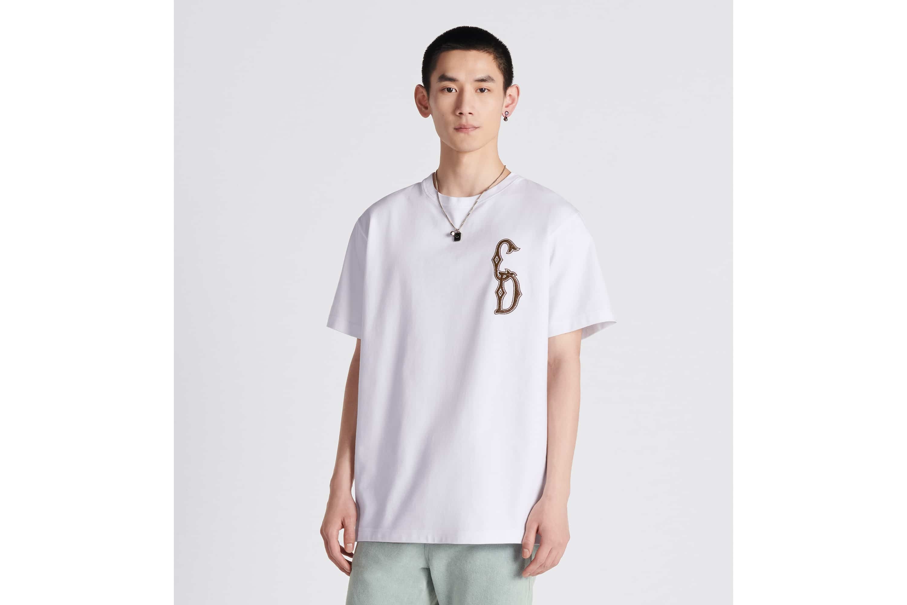 Tシャツ 【DIOR/セール！】23AW CD オーバーサイズ INTERLACED