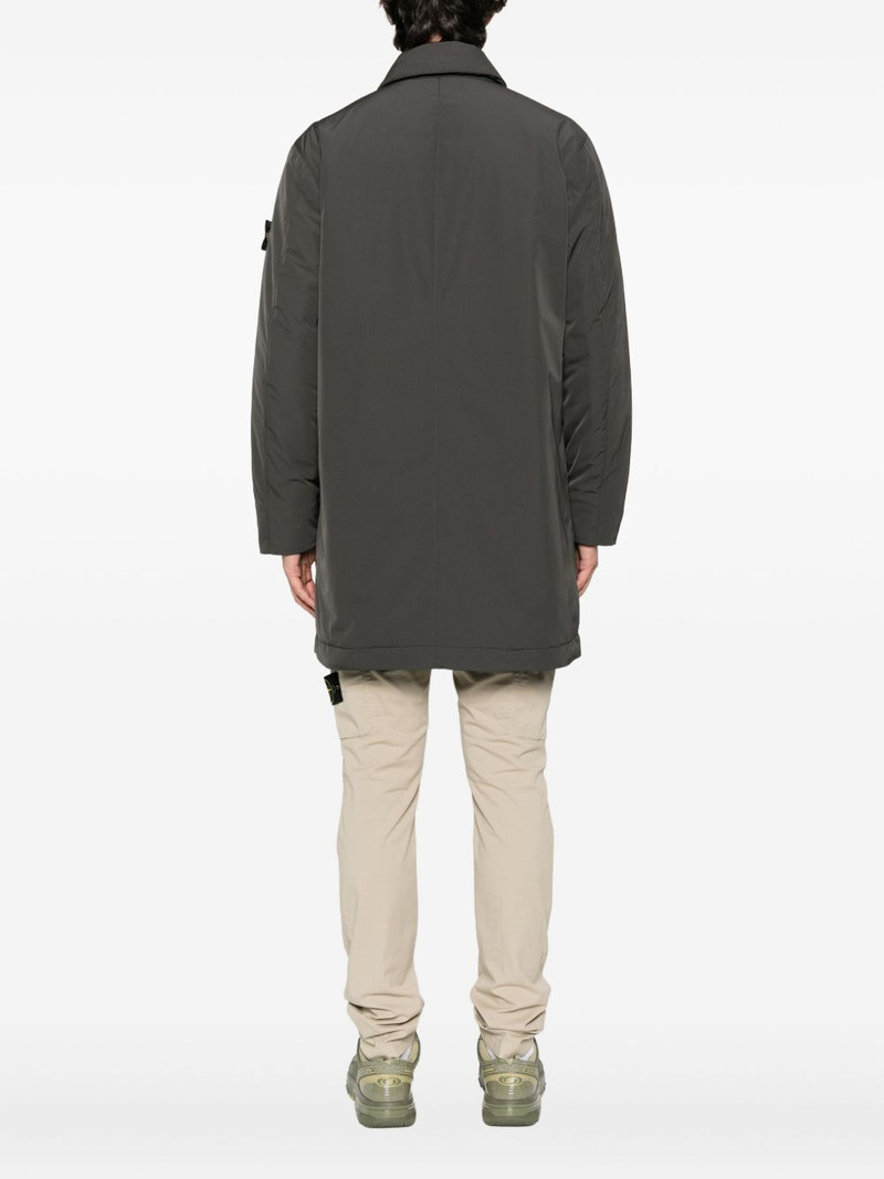 button-fastening coat 4
