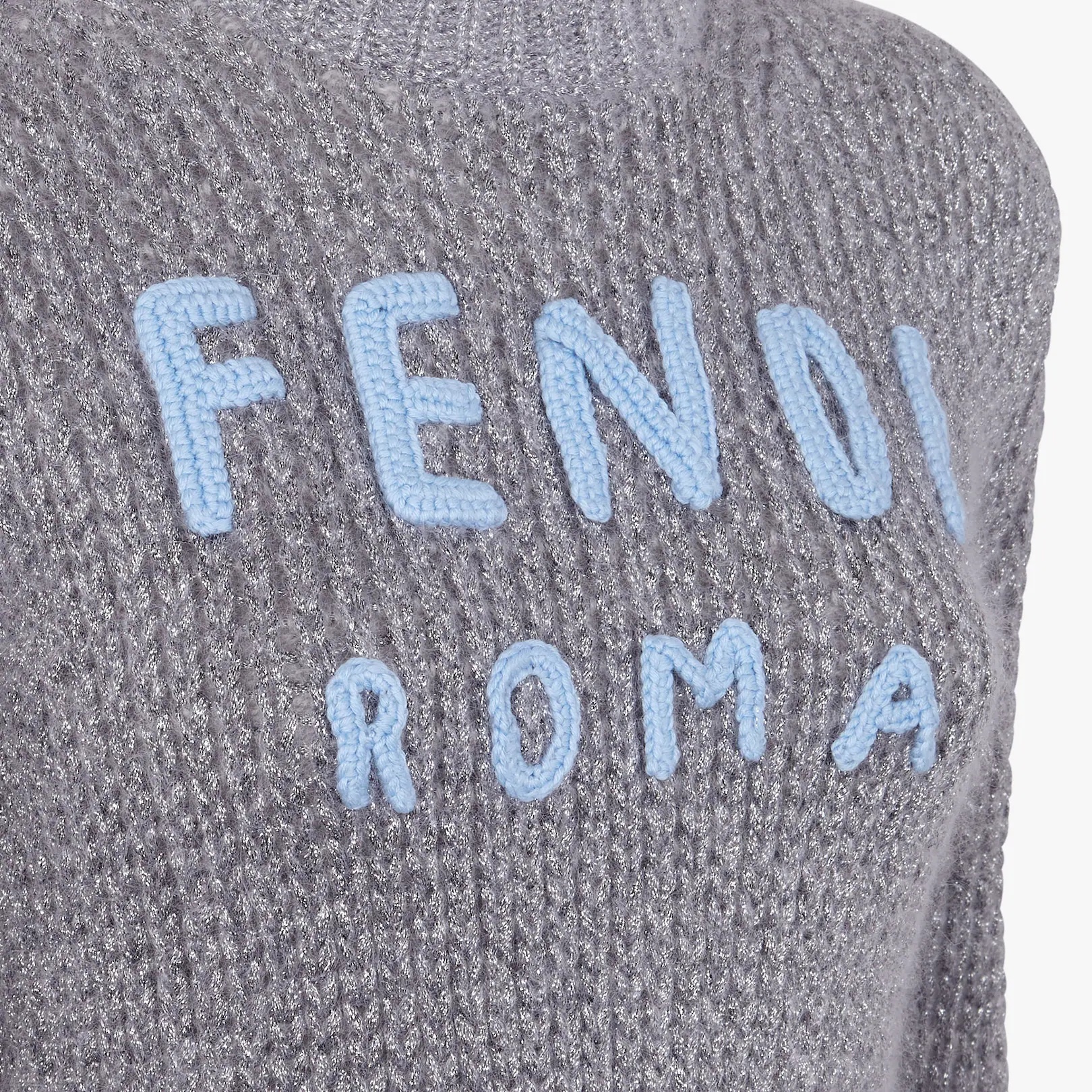 Gray wool sweater - 3