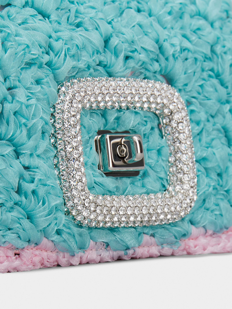 Viv' Choc Organza Jewel Mini Bag in Fabric 7