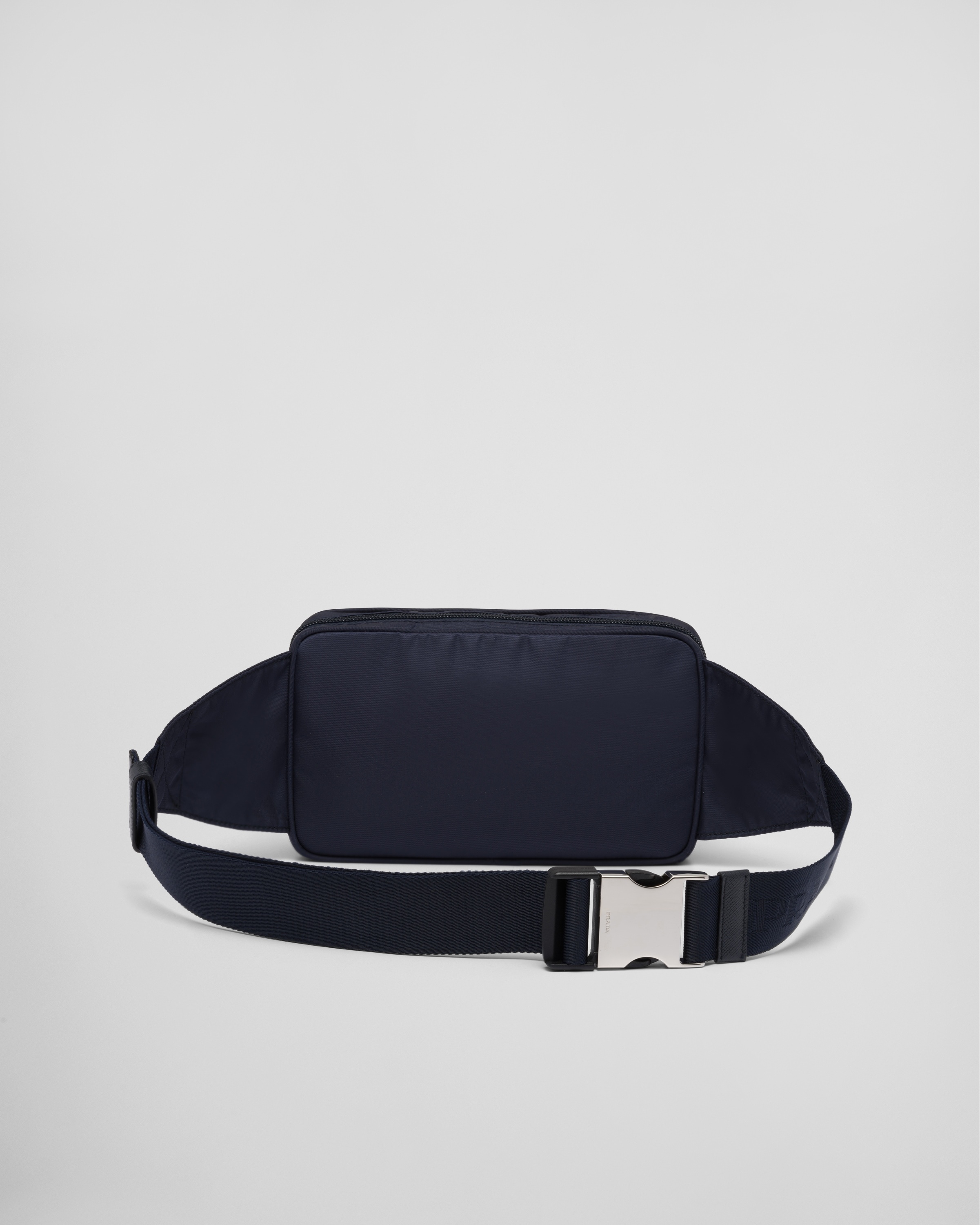 Re-Nylon and Saffiano leather belt bag - 4
