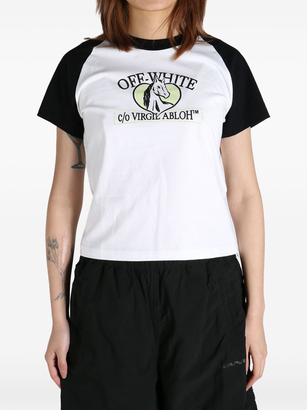 Horse Billboard-print T-shirt - 2