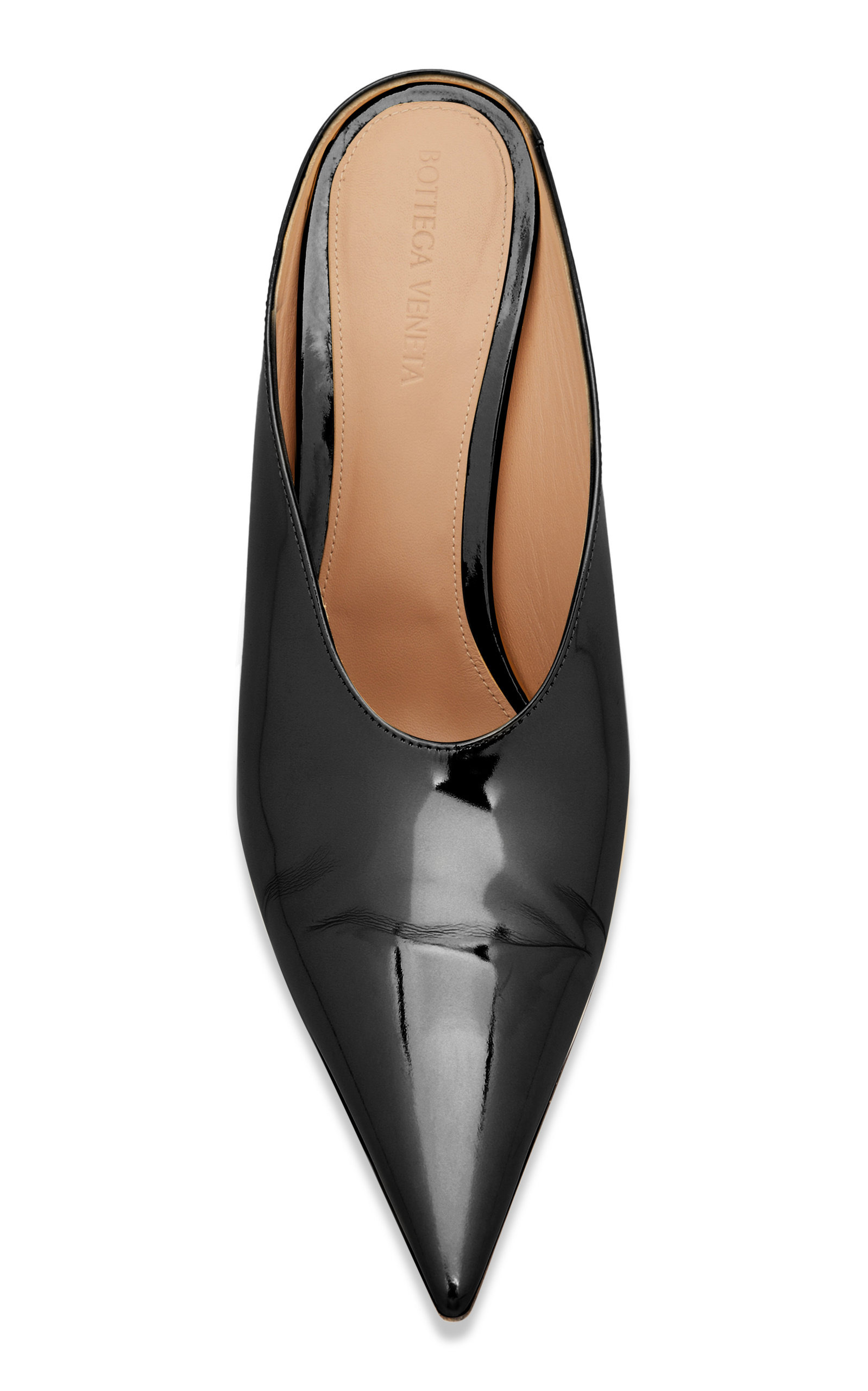 Patent Leather Wedge Mules black - 3