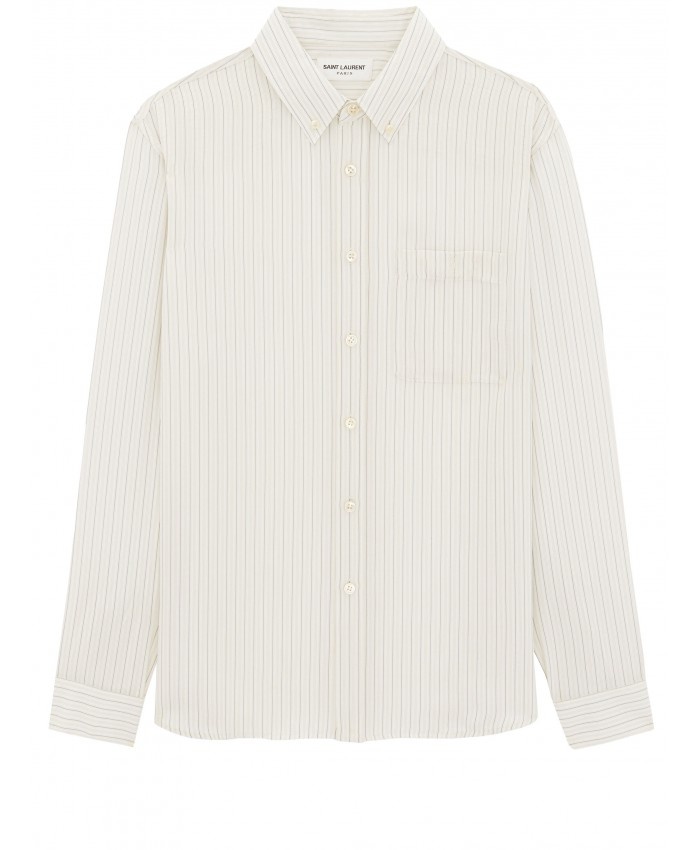 SAINT LAURENT Cassandre shirt | leam | REVERSIBLE