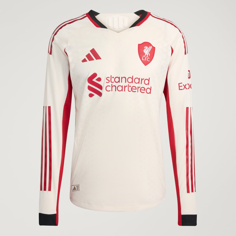 Liverpool FC 25/26 Long Sleeve Away Authentic Jersey 1