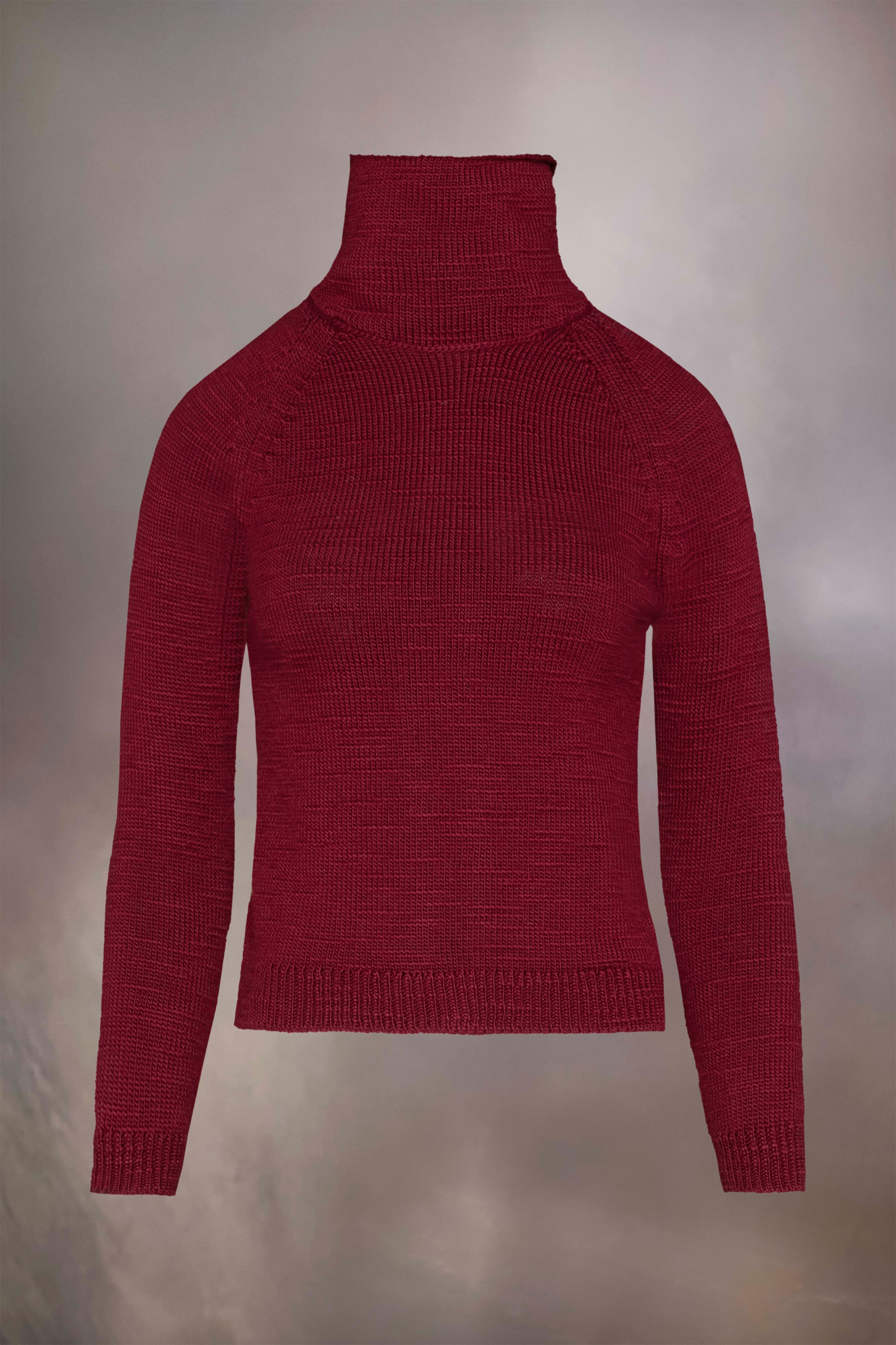 Knit high-neck sweater - 2