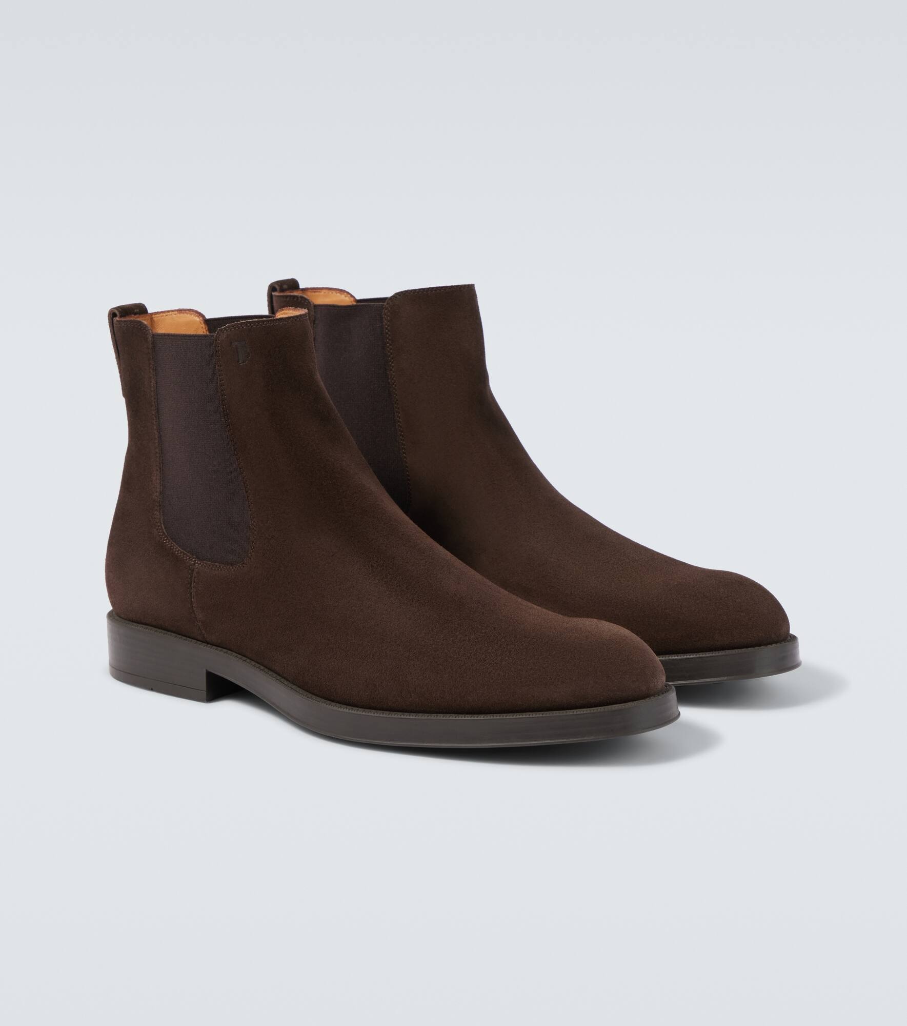 Suede Chelsea boots - 5