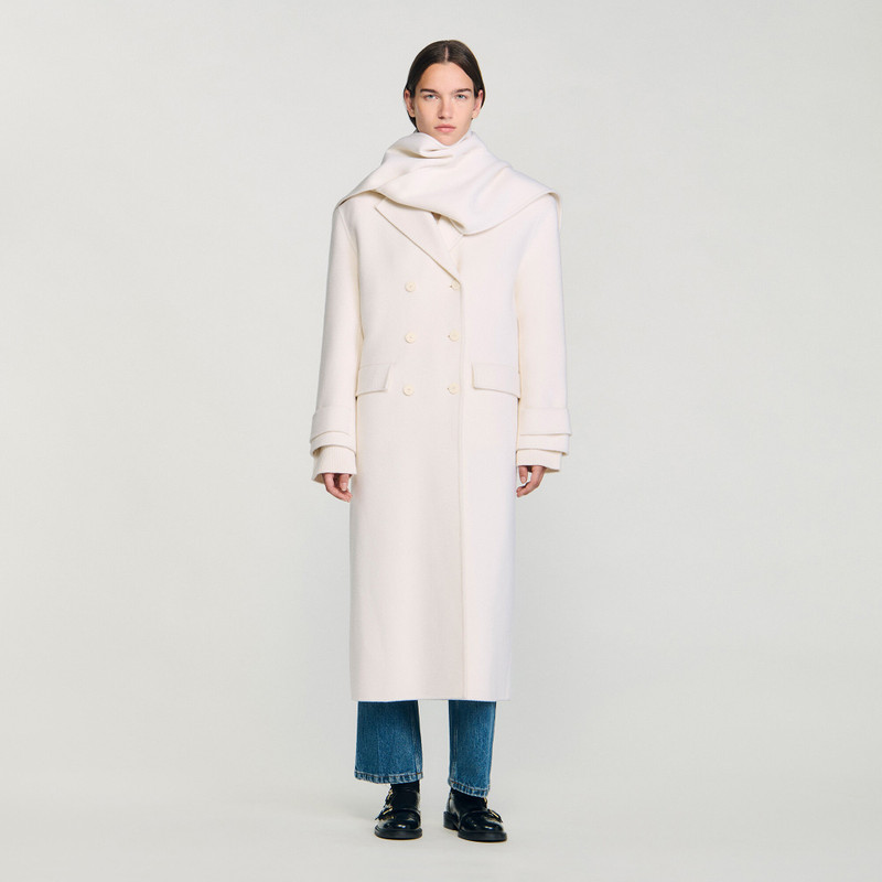 Sandro OVERSIZED WOOL COAT outlook