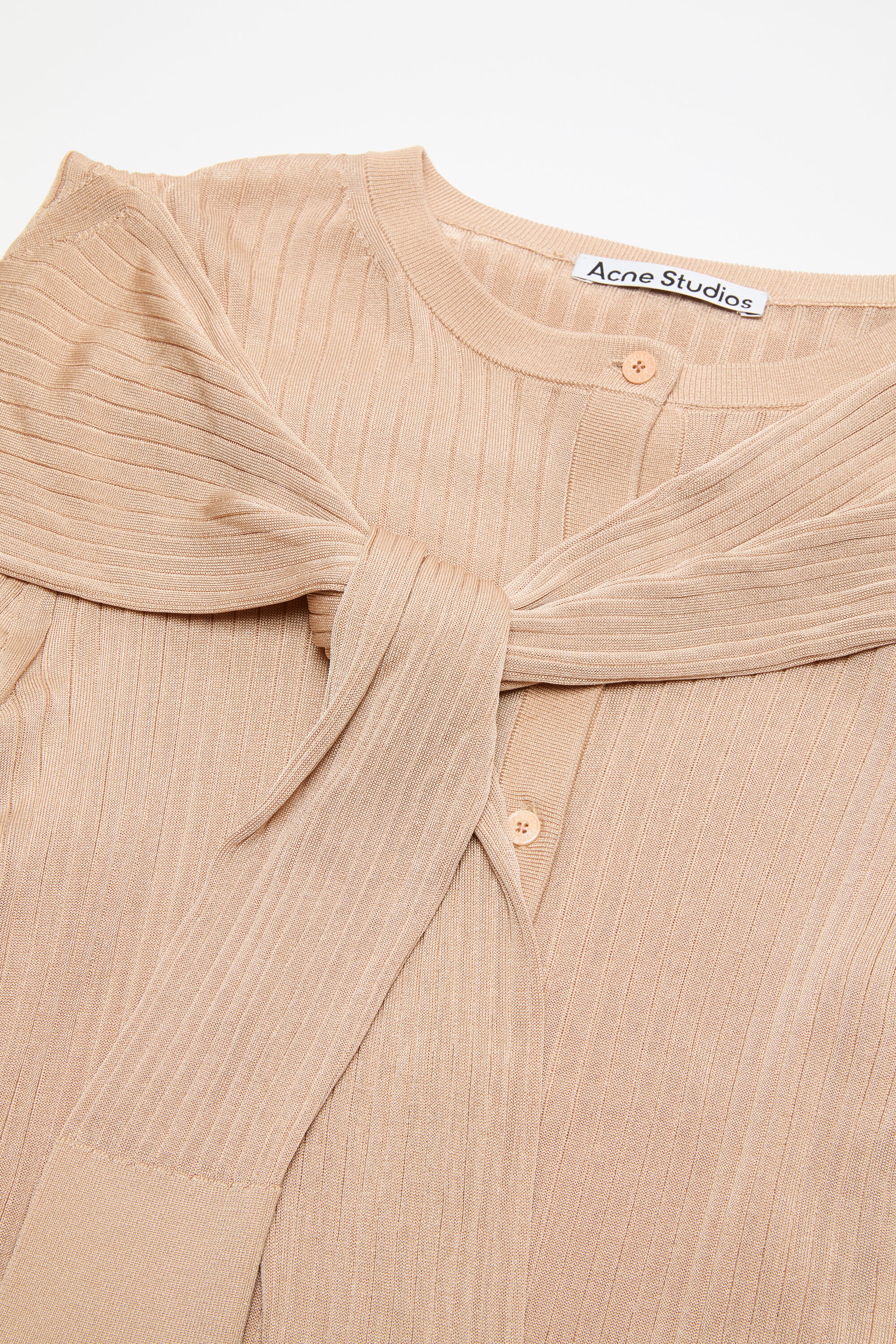 Knit cardigan - Hazel beige - 5