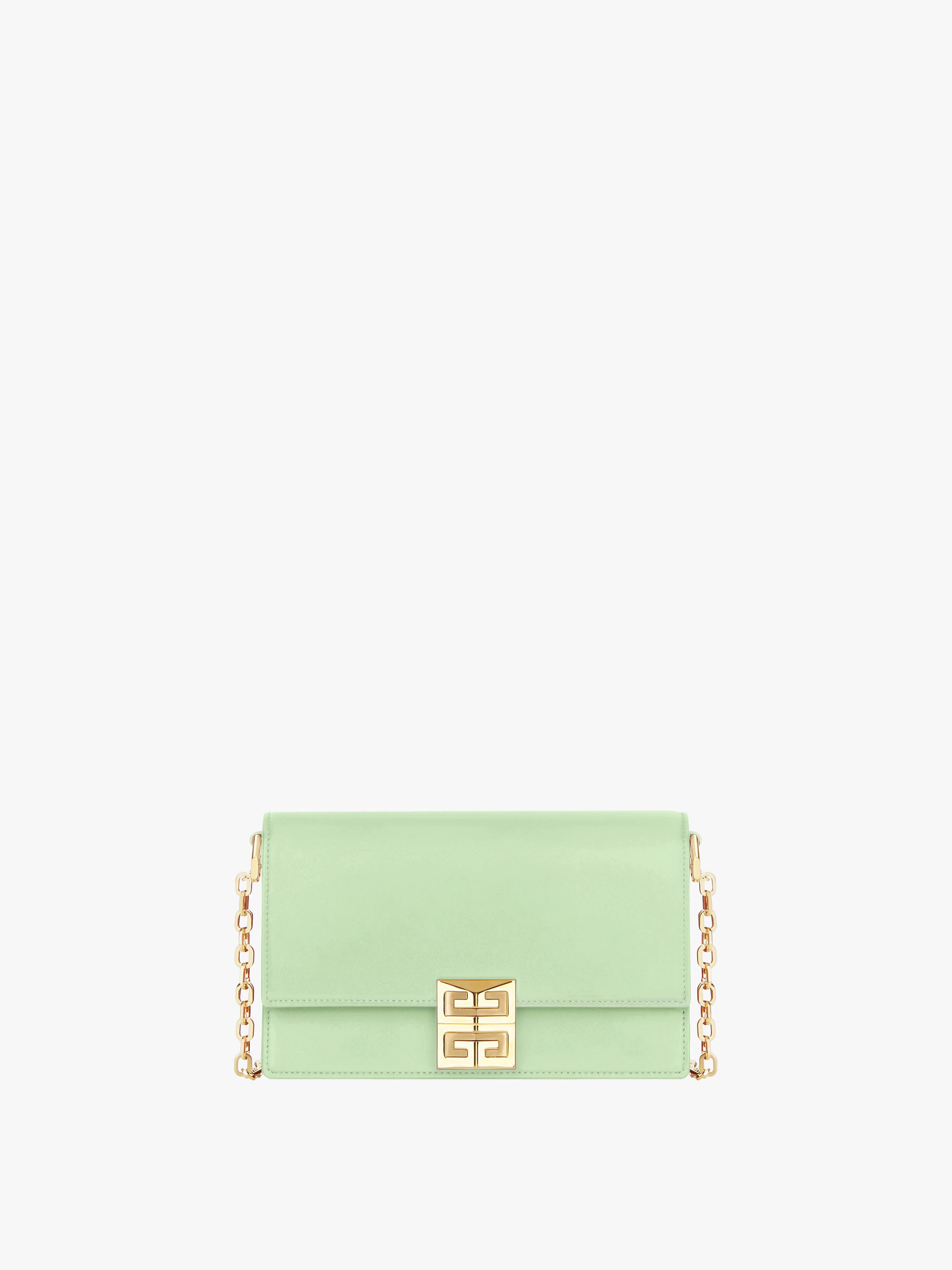 SMALL 4G BAG IN SHINY LEATHER WITH CHAIN - 1