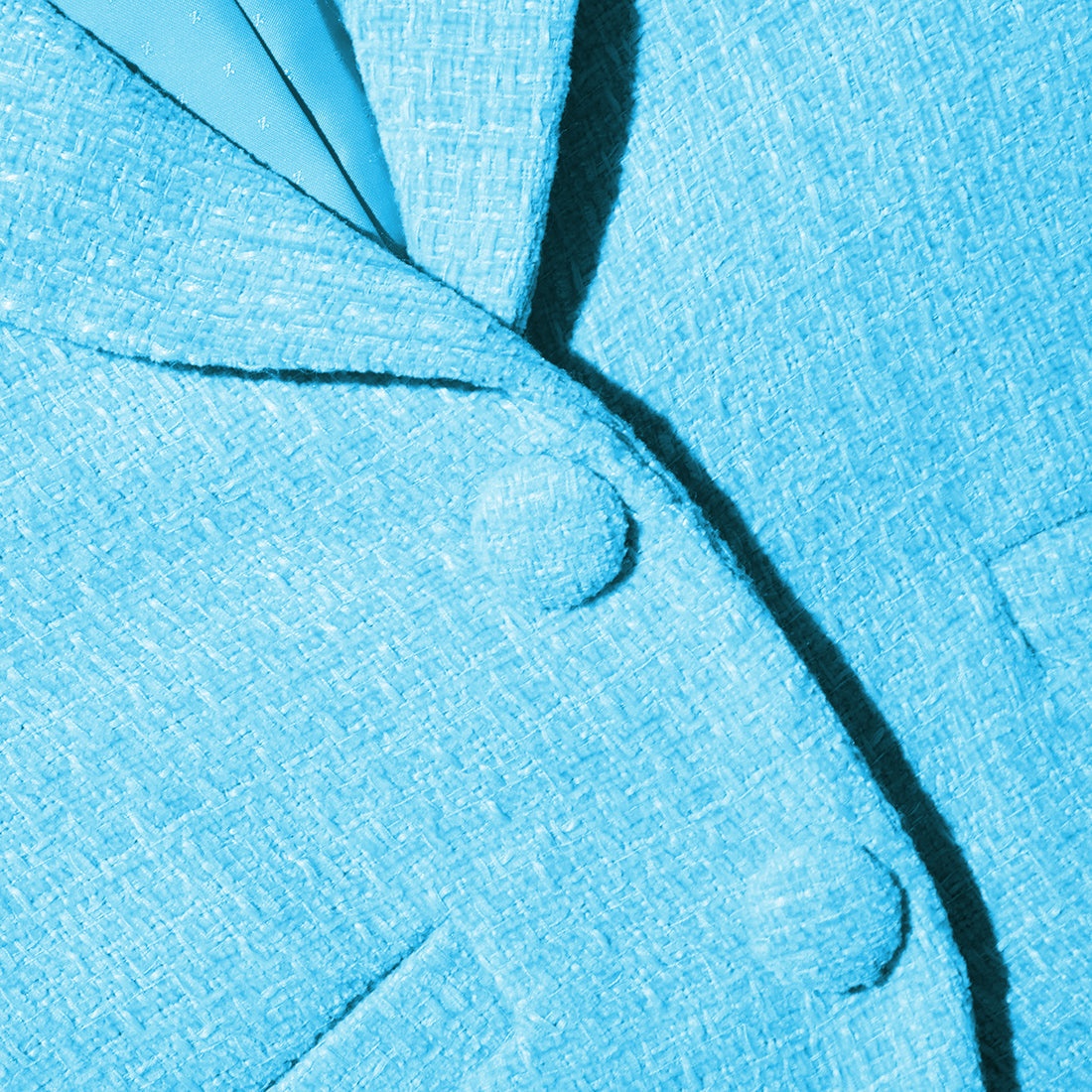 Blue Boucle Jacket - 5
