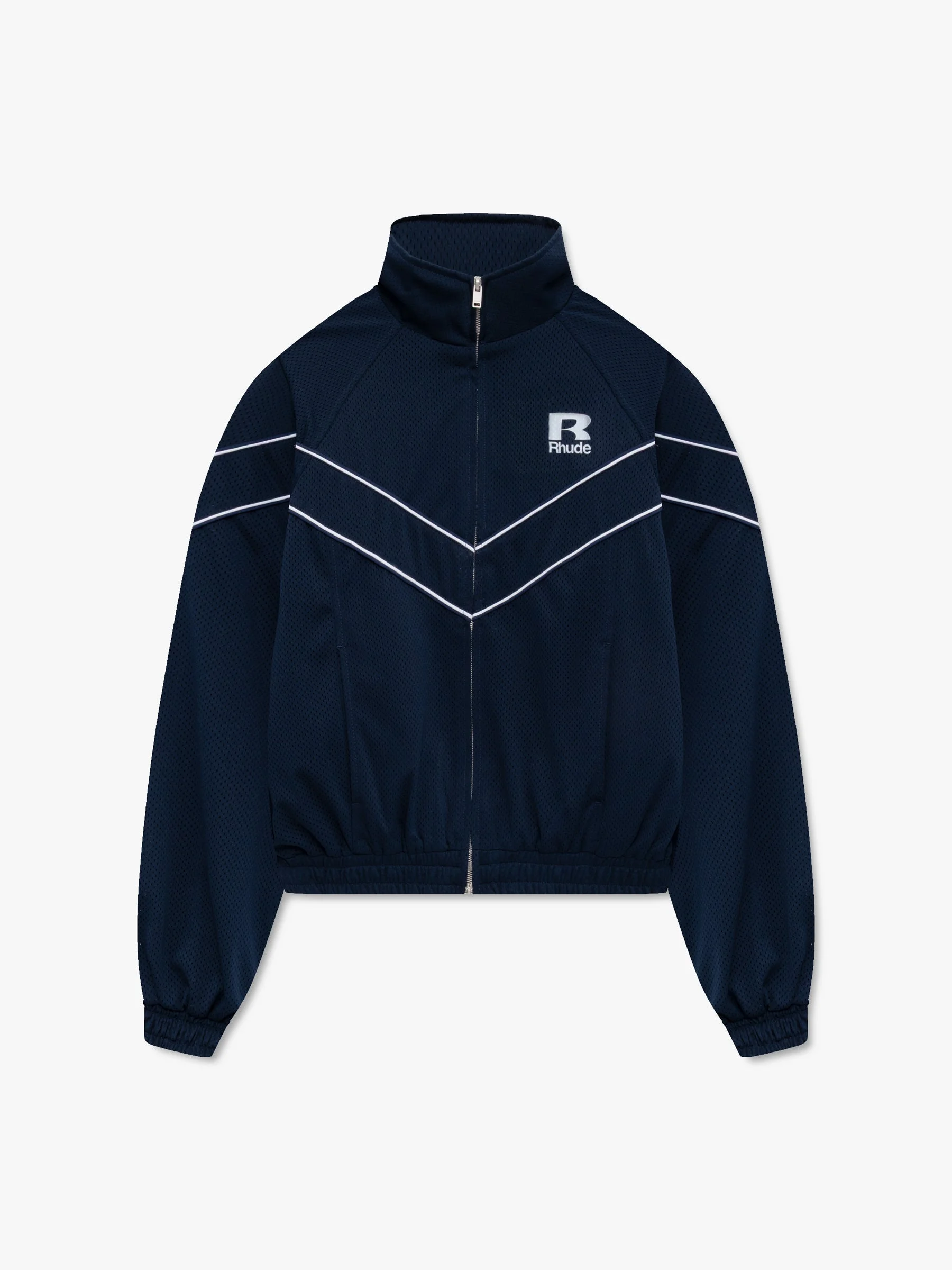RHUDE MESH PIPING RAGLAN TRACK JACKET - 1