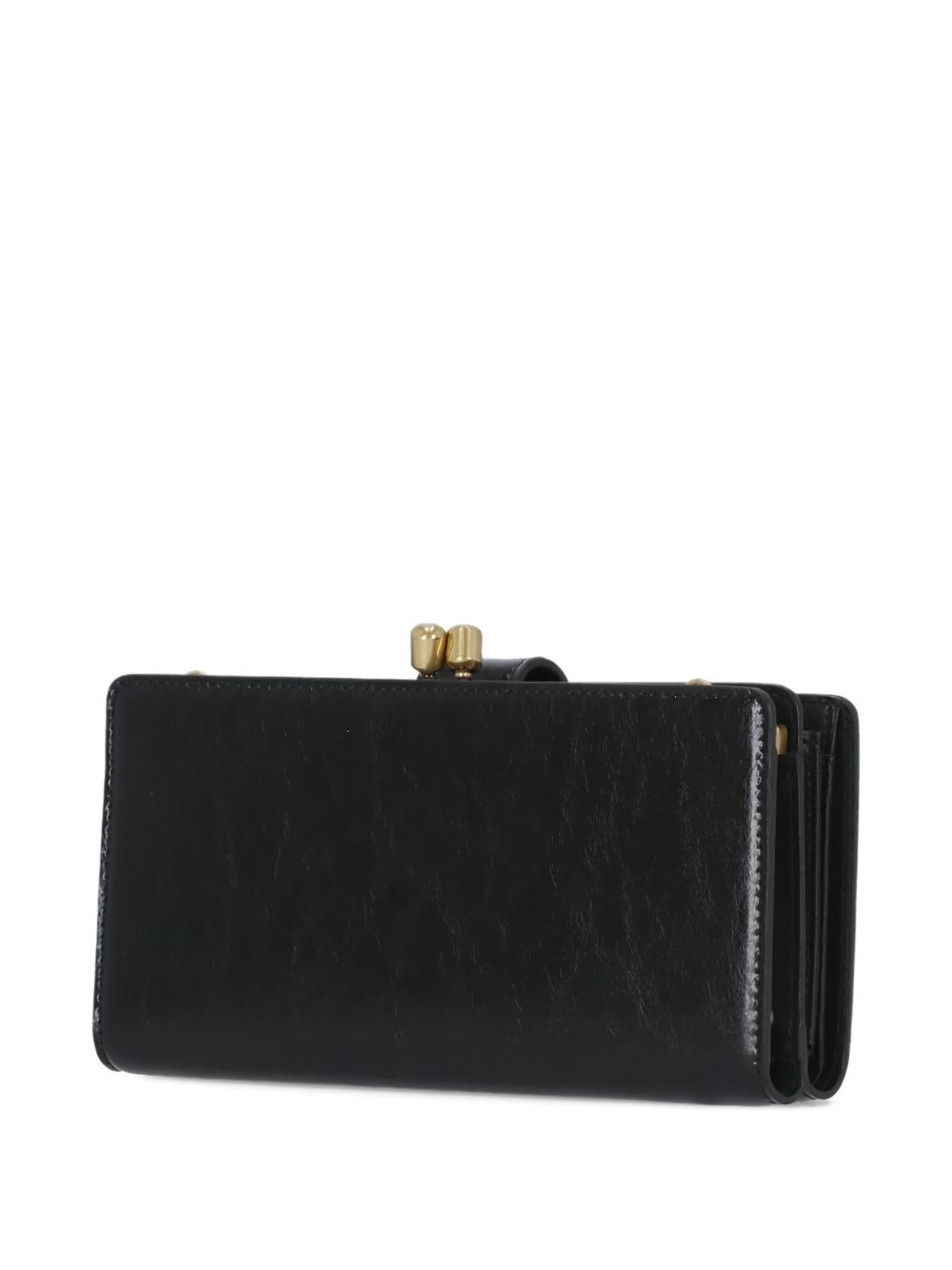 frame-clasp leather wallet - 2
