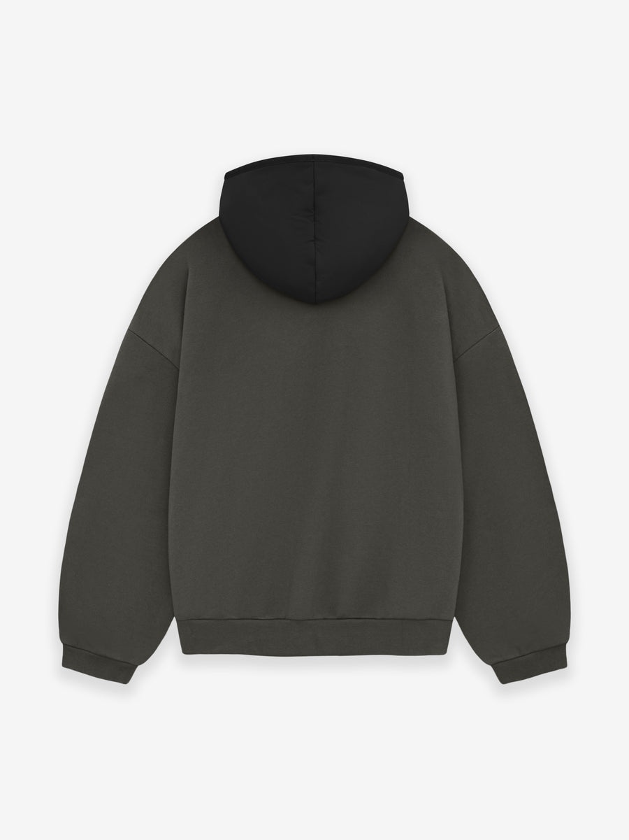 Nylon Fleece Hoodie - 2