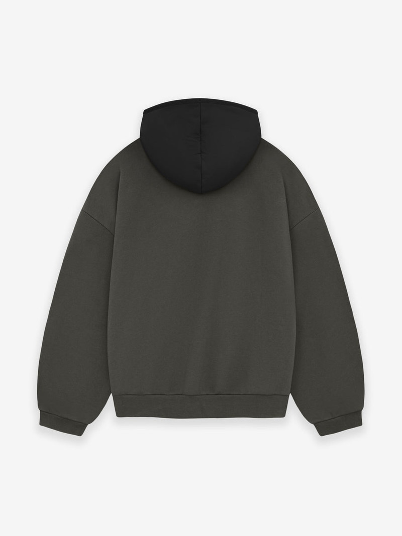 ESSENTIALS Nylon Fleece Hoodie outlook