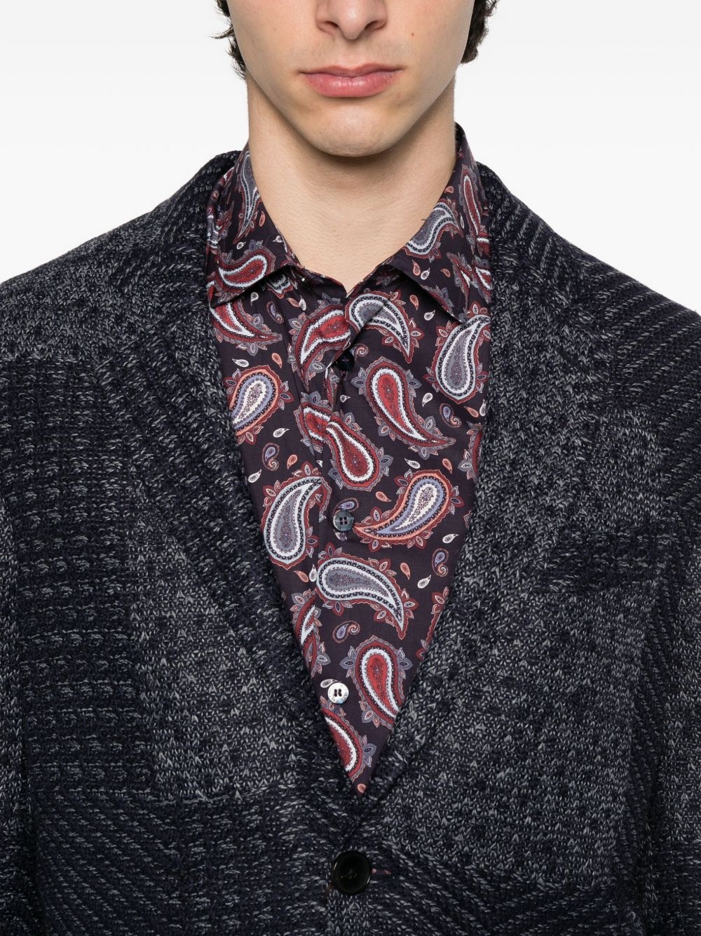 paisley-lined jacket - 5
