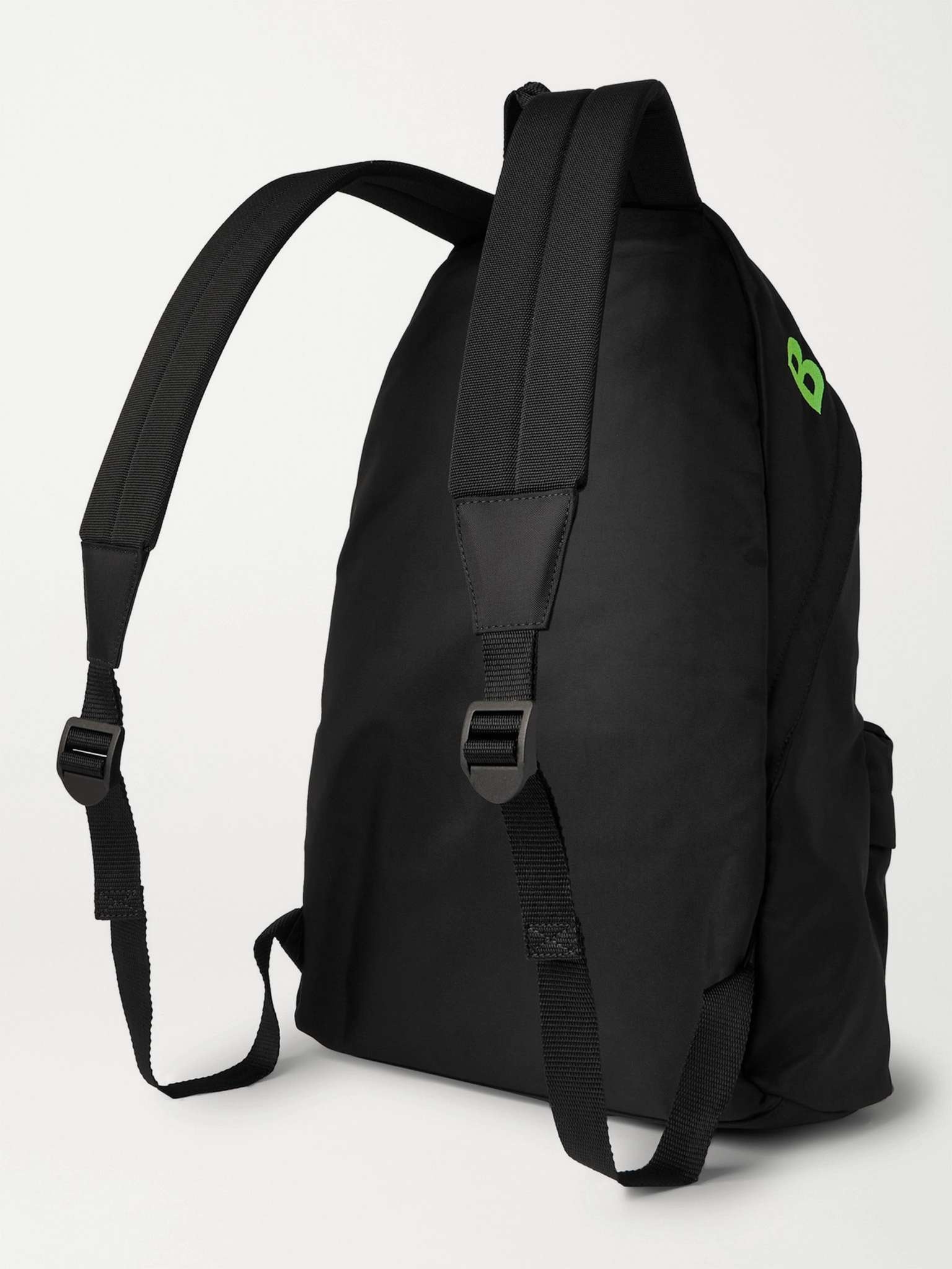 Logo-Print Canvas Backpack - 4