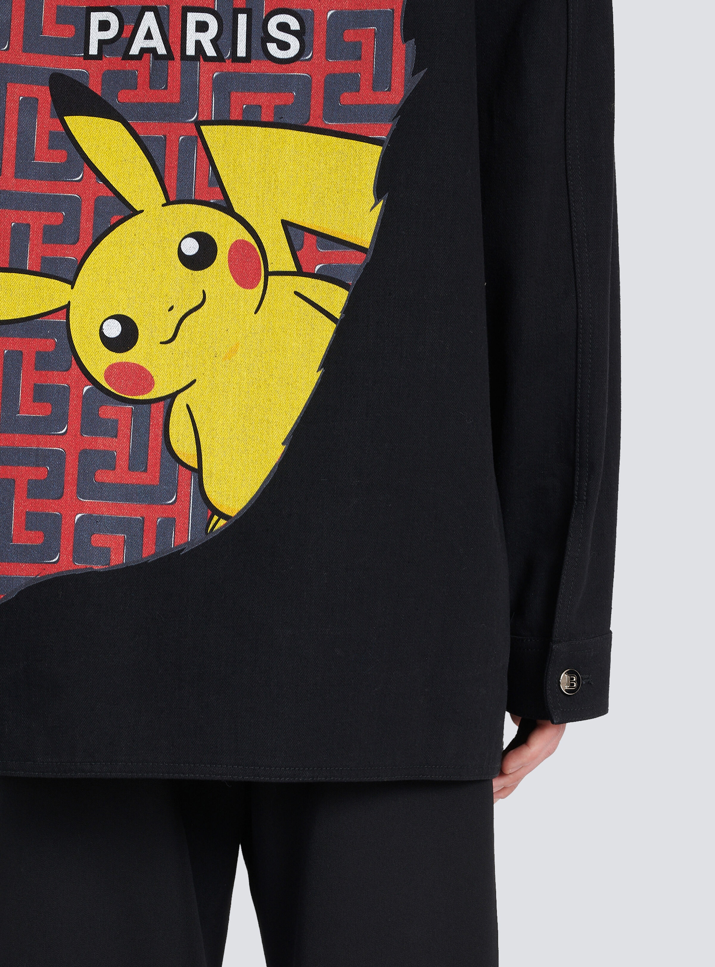 Unisex - Denim jacket with Pokémon print - 9