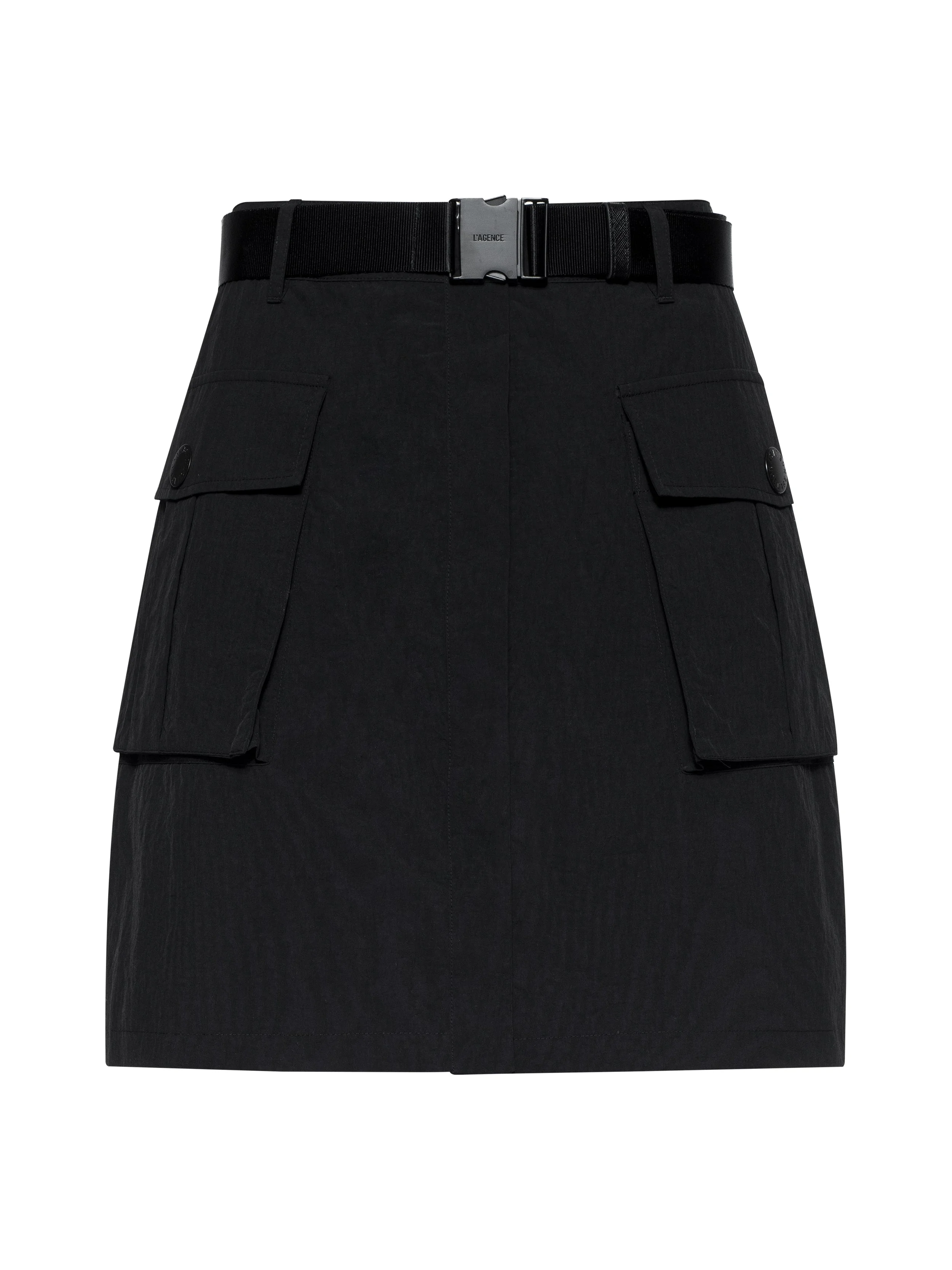 Norene Nylon Mini Skirt - 1