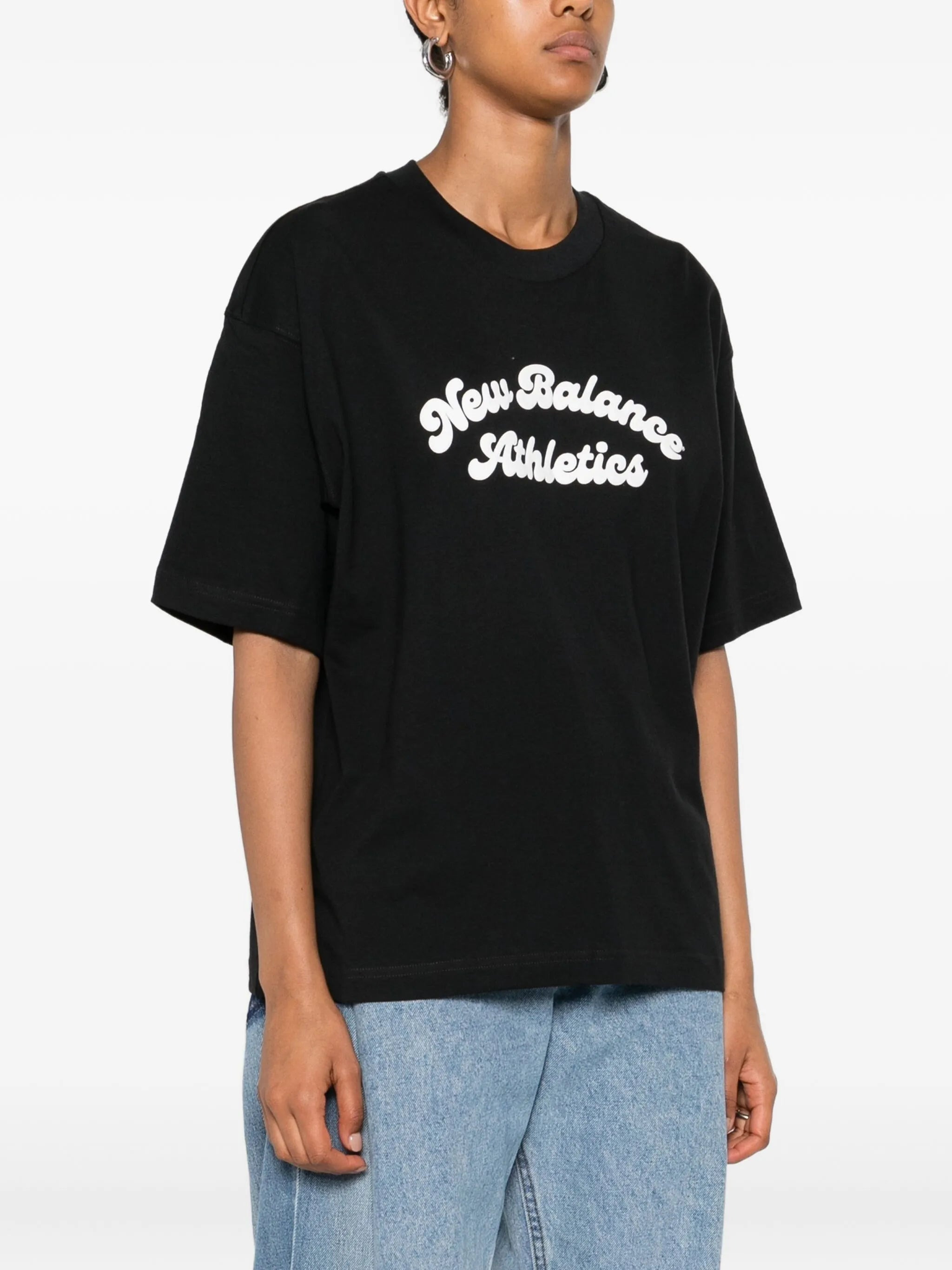New Balance Script-logo Cotton Top - 5