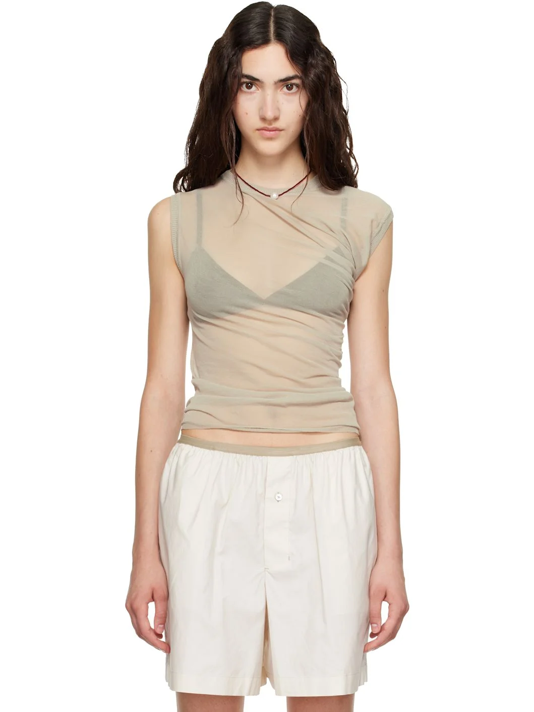 Beige Raven II Top - 1