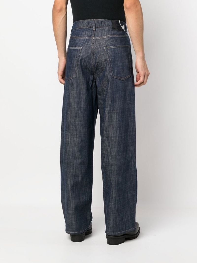 wide-leg jeans - 4