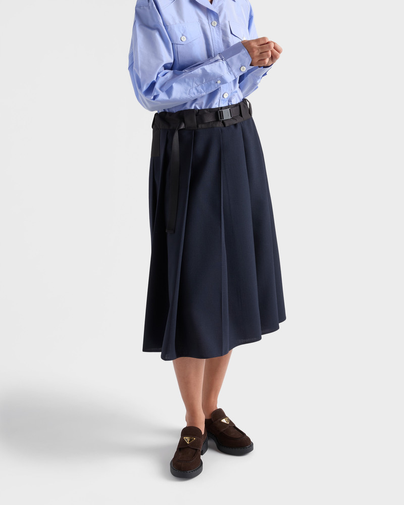 Prada Chocolate suede loafers outlook